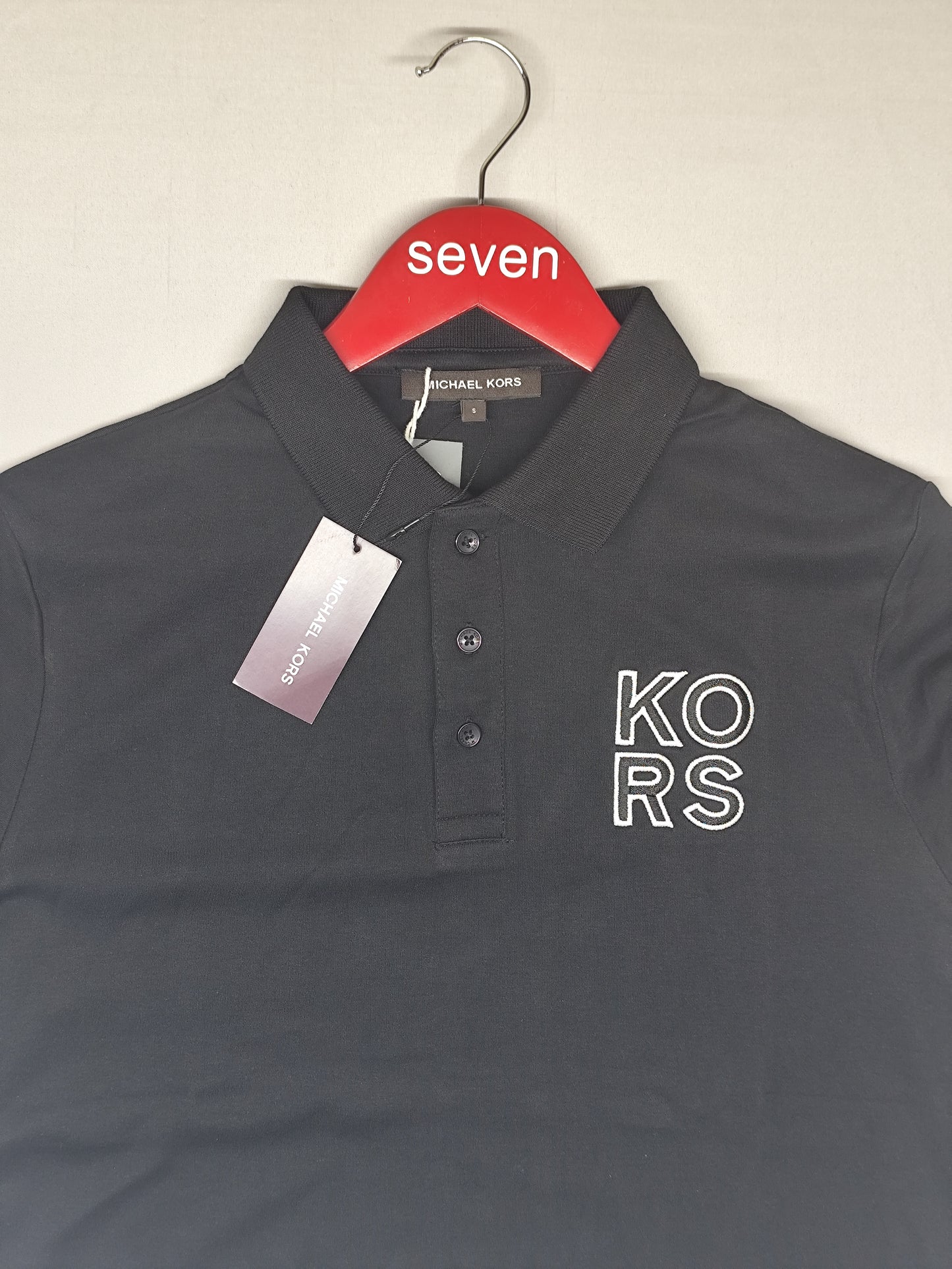 MICHAEL KORS-Polo-BLACK-