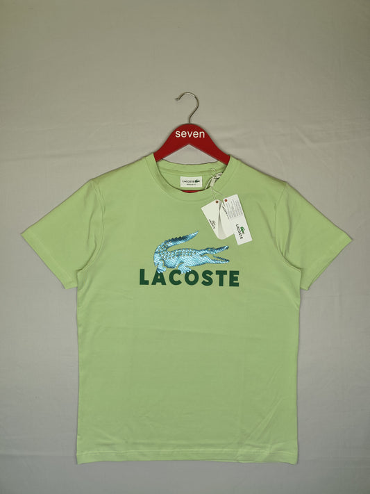 LACOSTE-Round neck-GREEN-Regular Fit