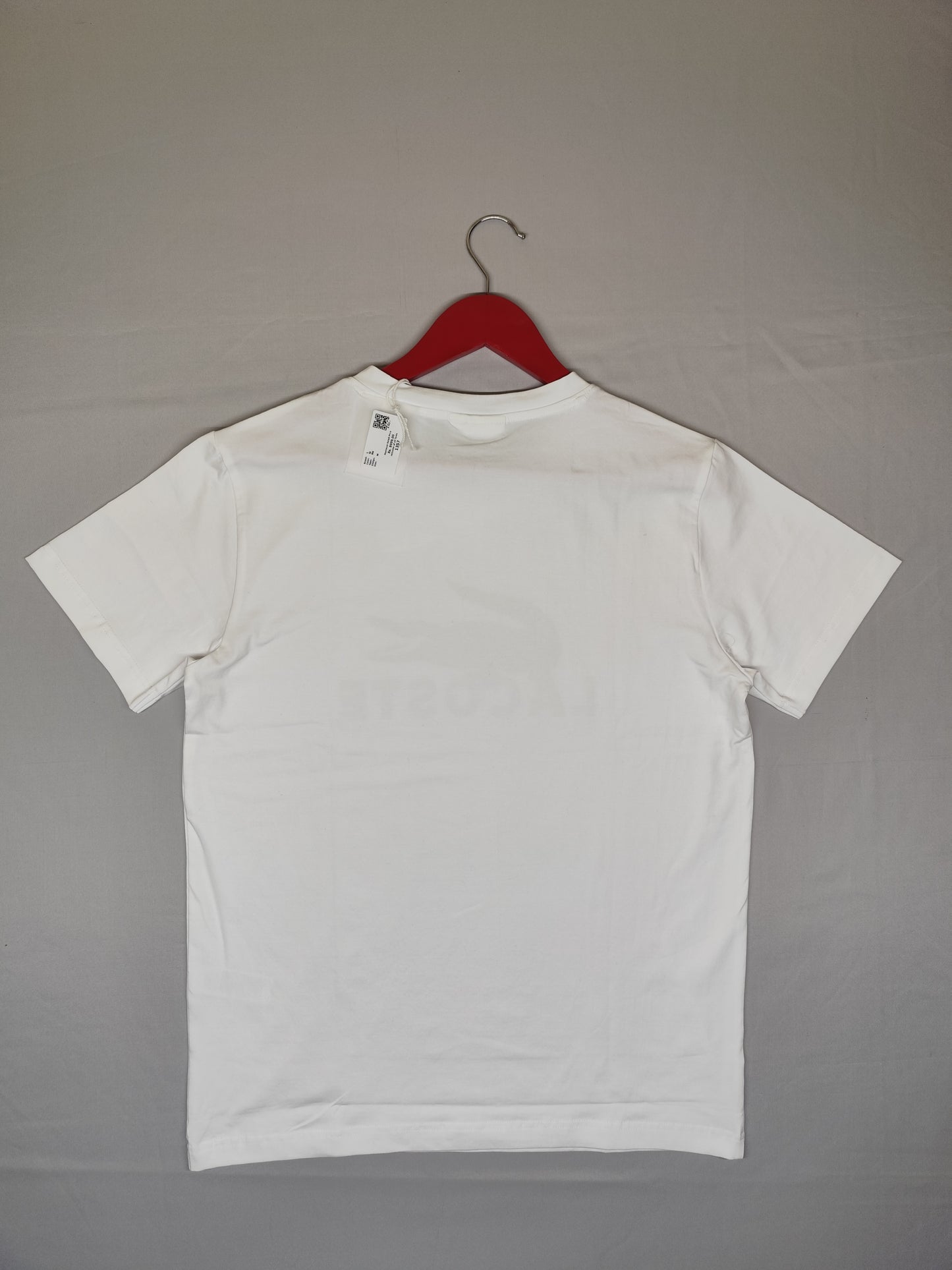 LACOSTE-Round neck-WHITE-Regular Fit