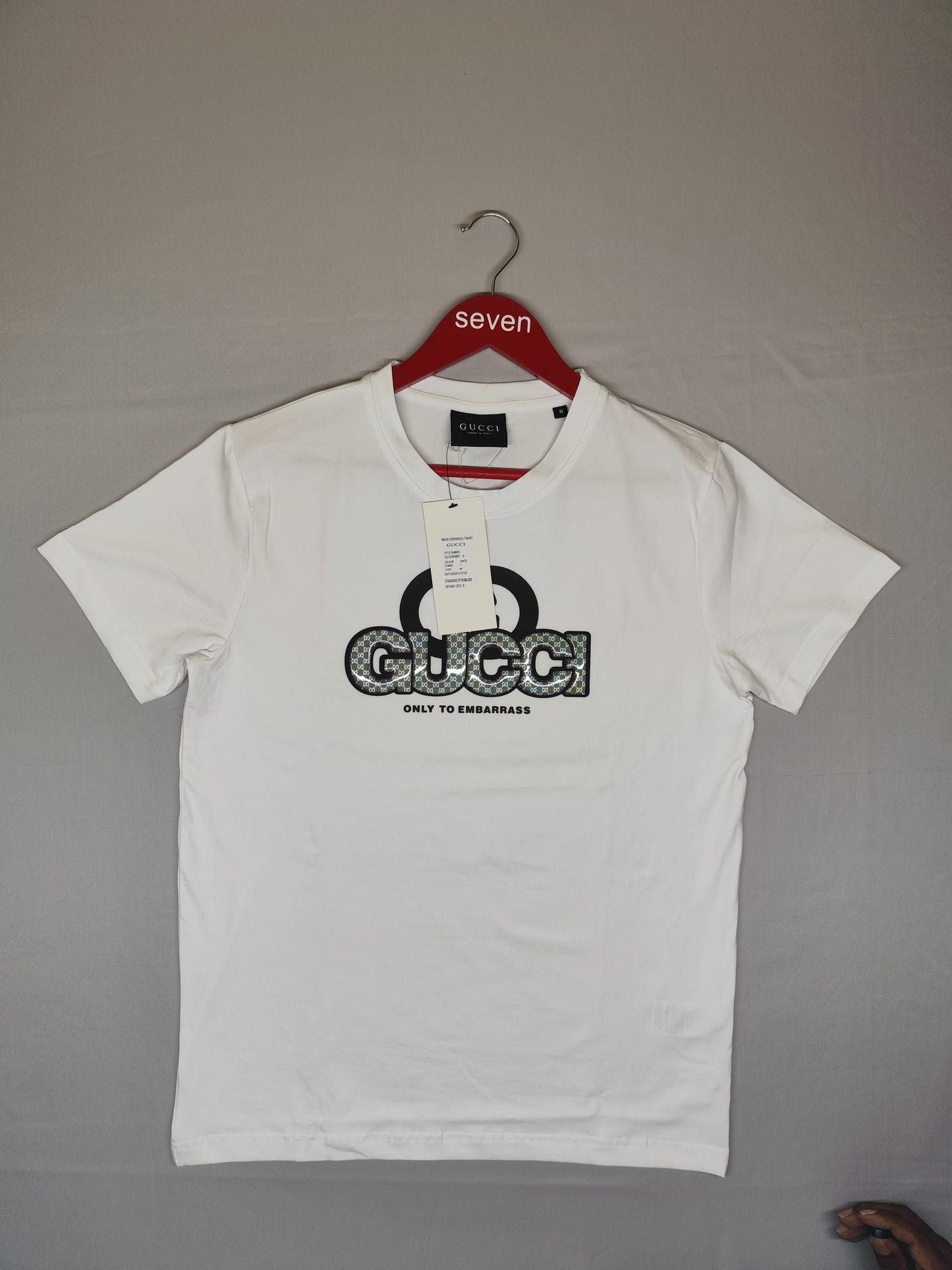 GUCCI-Round neck-WHITE-