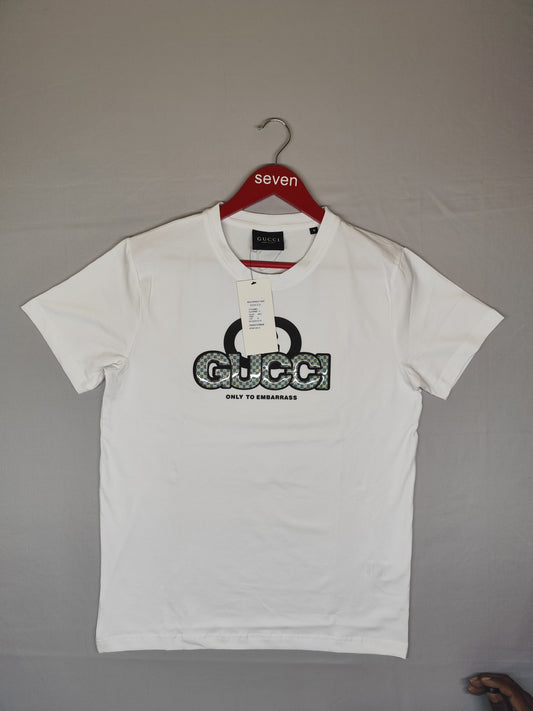 GUCCI-Round neck-WHITE-