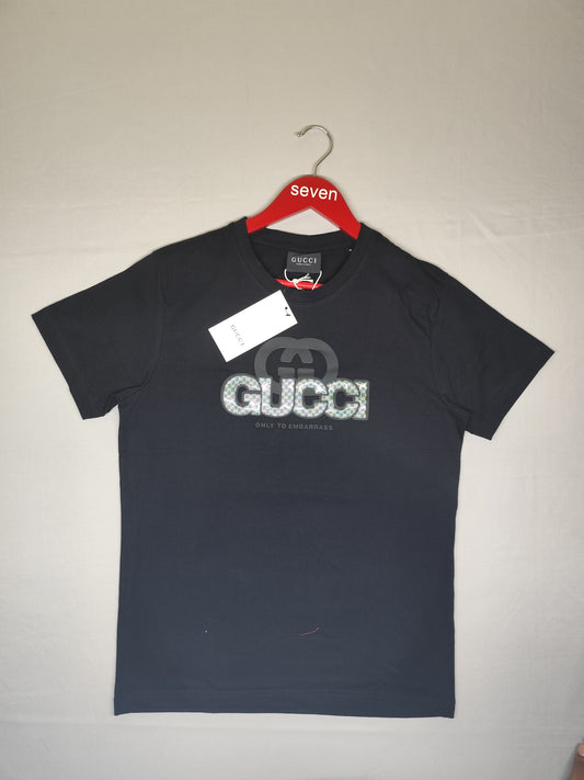 GUCCI-Round neck-BLACK-