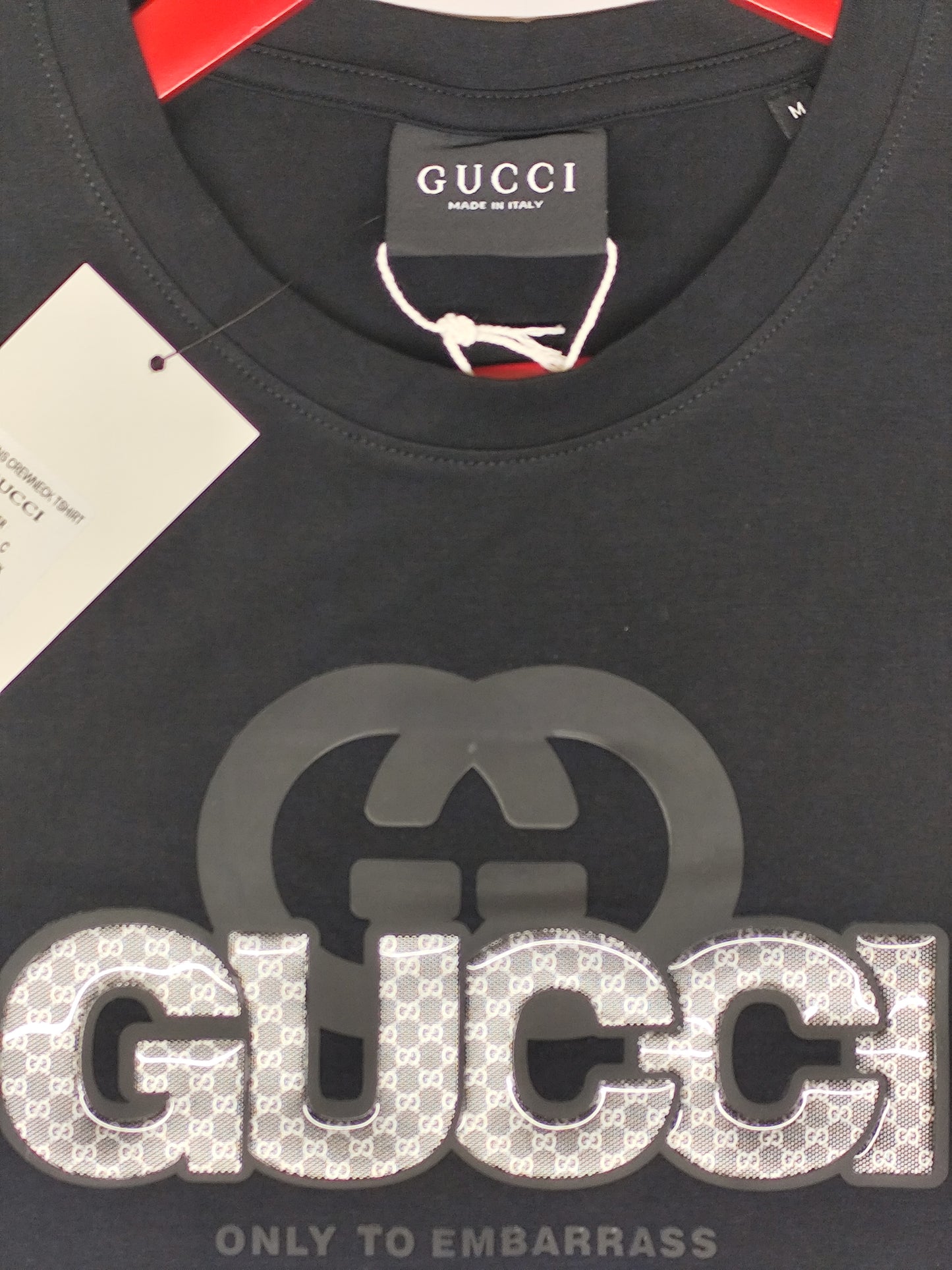 GUCCI-Round neck-BLACK-
