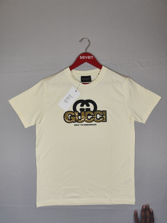 GUCCI-Round neck-CREAM-