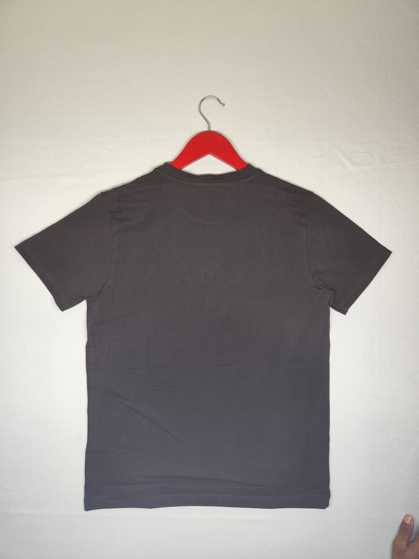 BALMAIN-Round neck-BROWN-