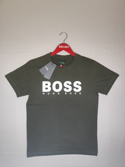 BOSS-Round neck-OLIVE-