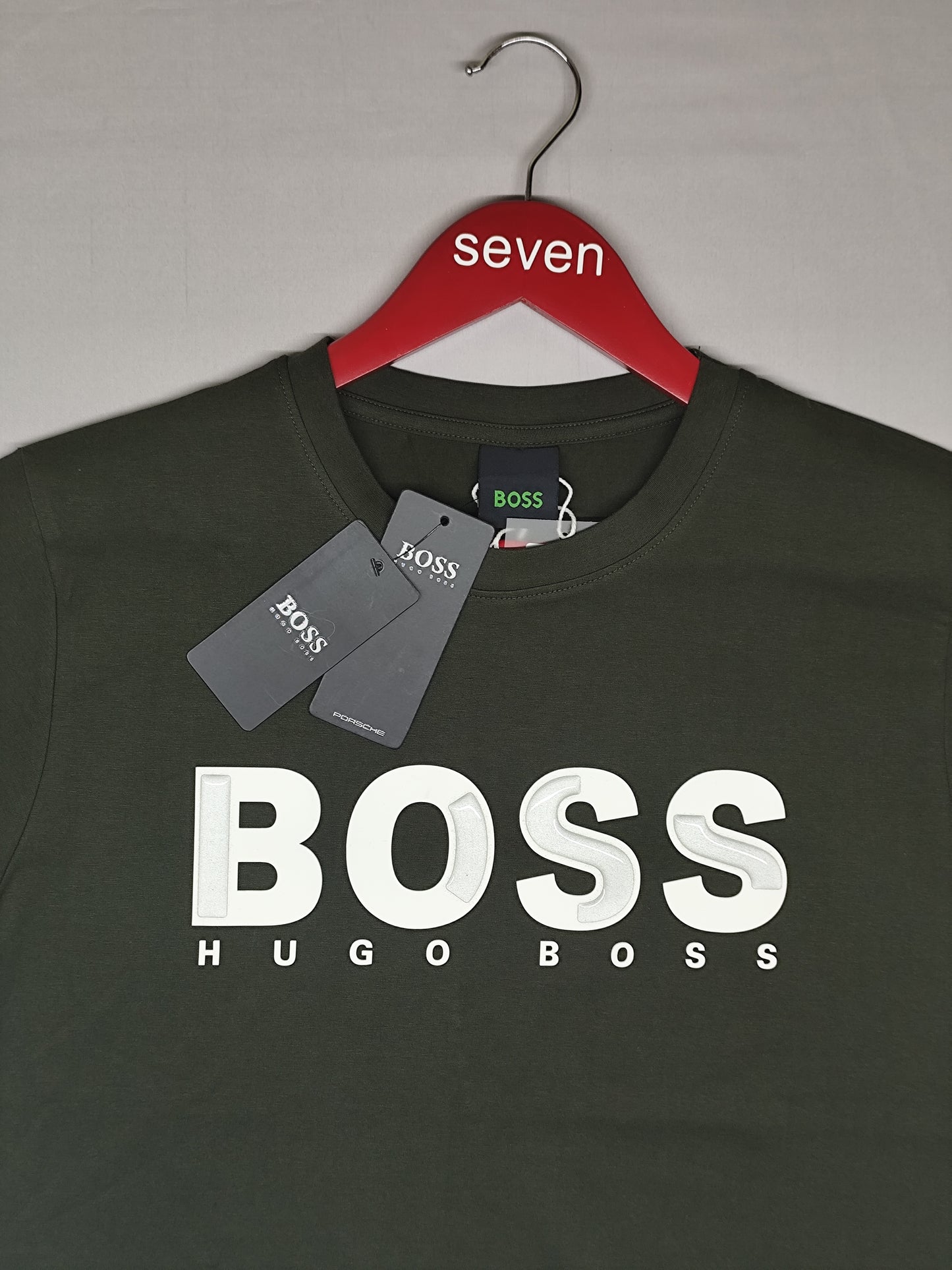 BOSS-Round neck-OLIVE-