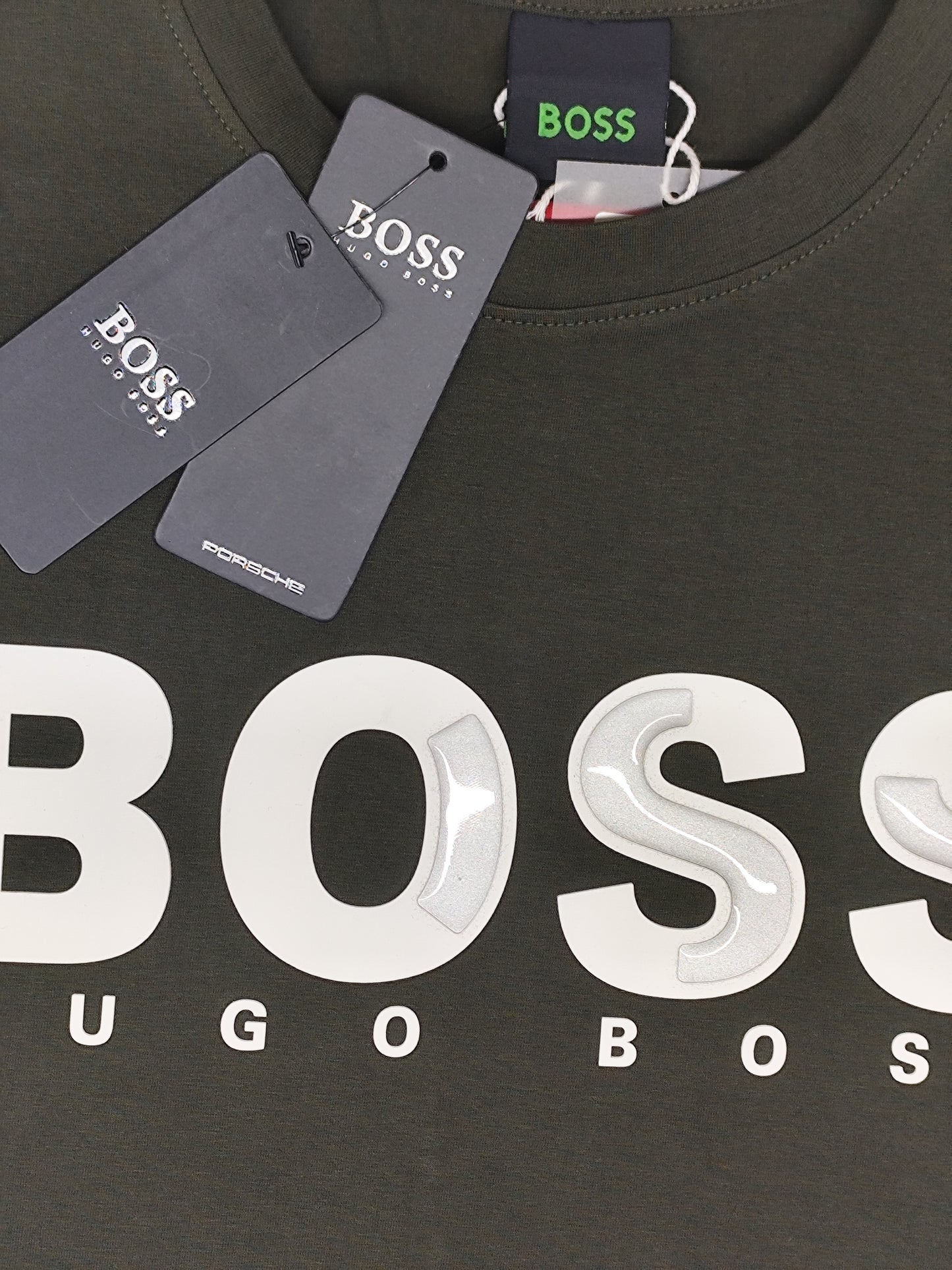 BOSS-Round neck-OLIVE-