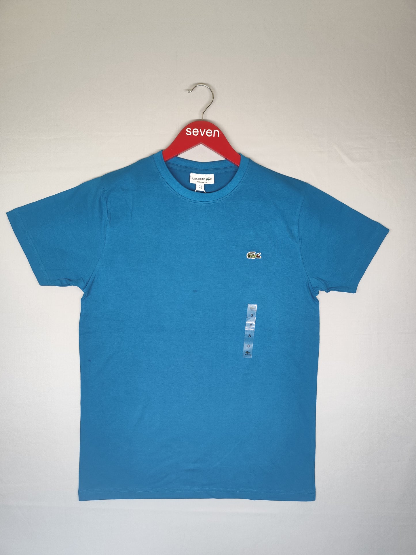 LACOSTE-Round neck-BLUE-Regular Fit