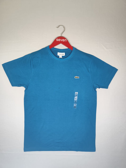 LACOSTE-Round neck-BLUE-Regular Fit