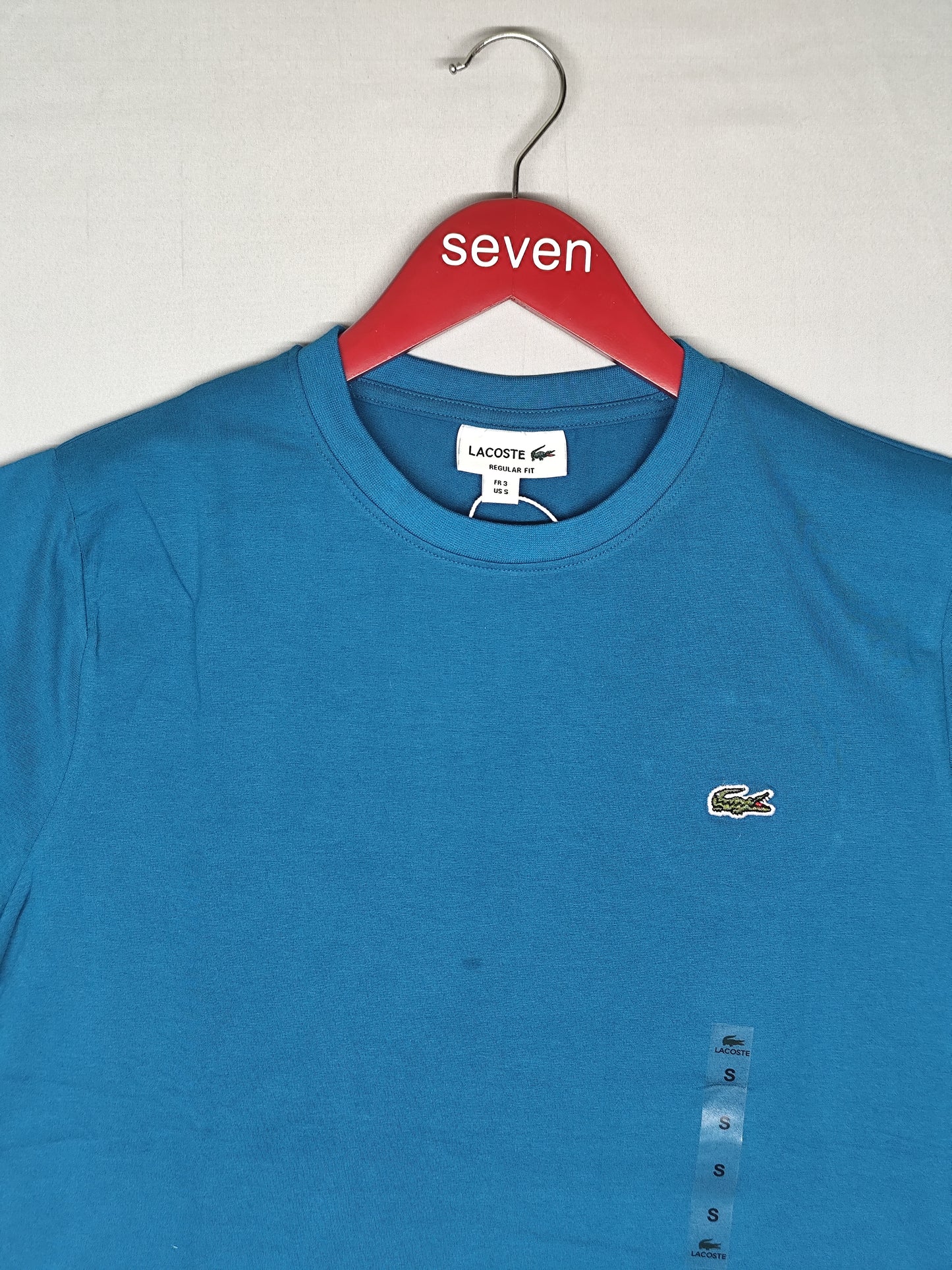 LACOSTE-Round neck-BLUE-Regular Fit