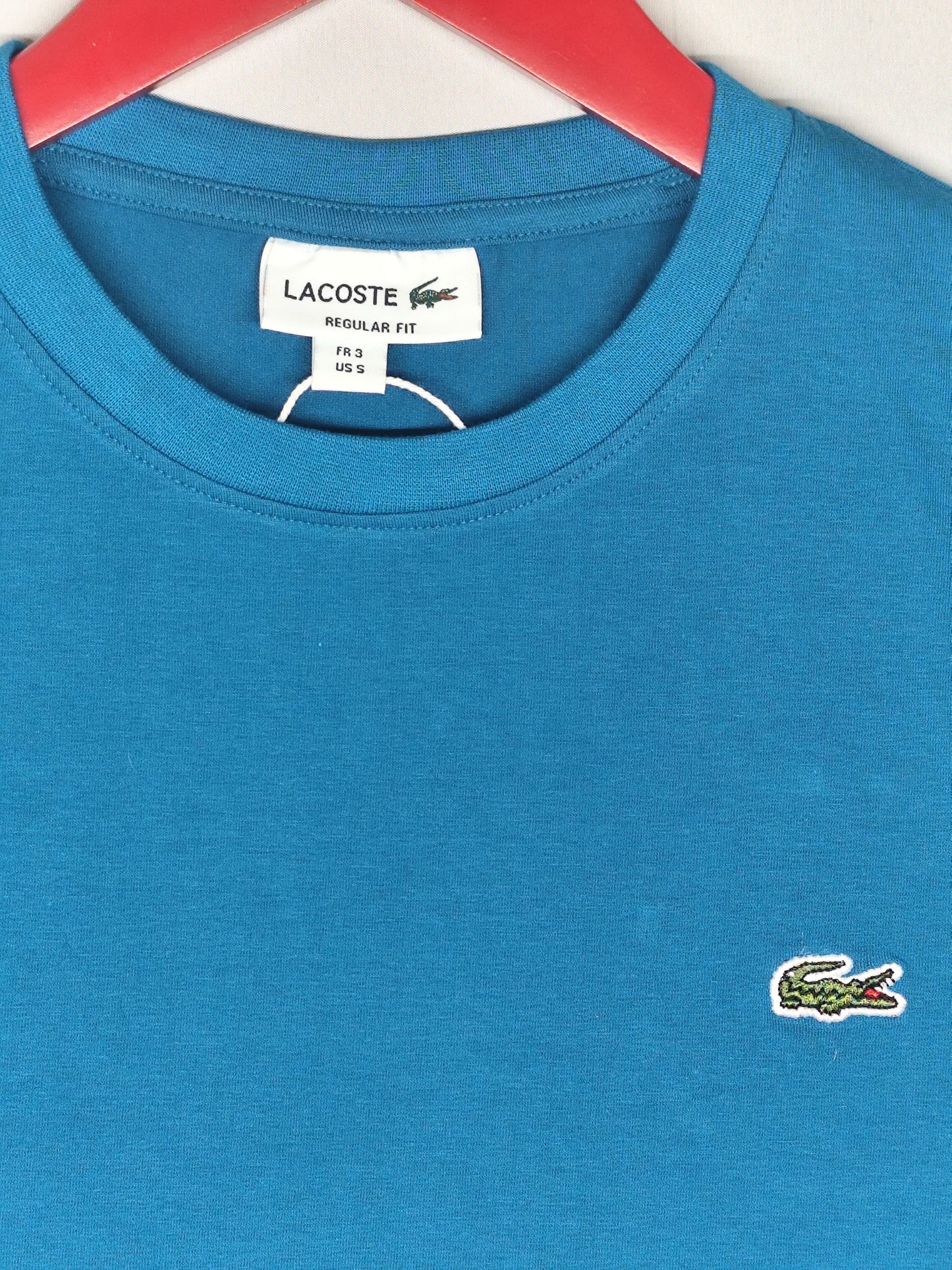 LACOSTE-Round neck-BLUE-Regular Fit