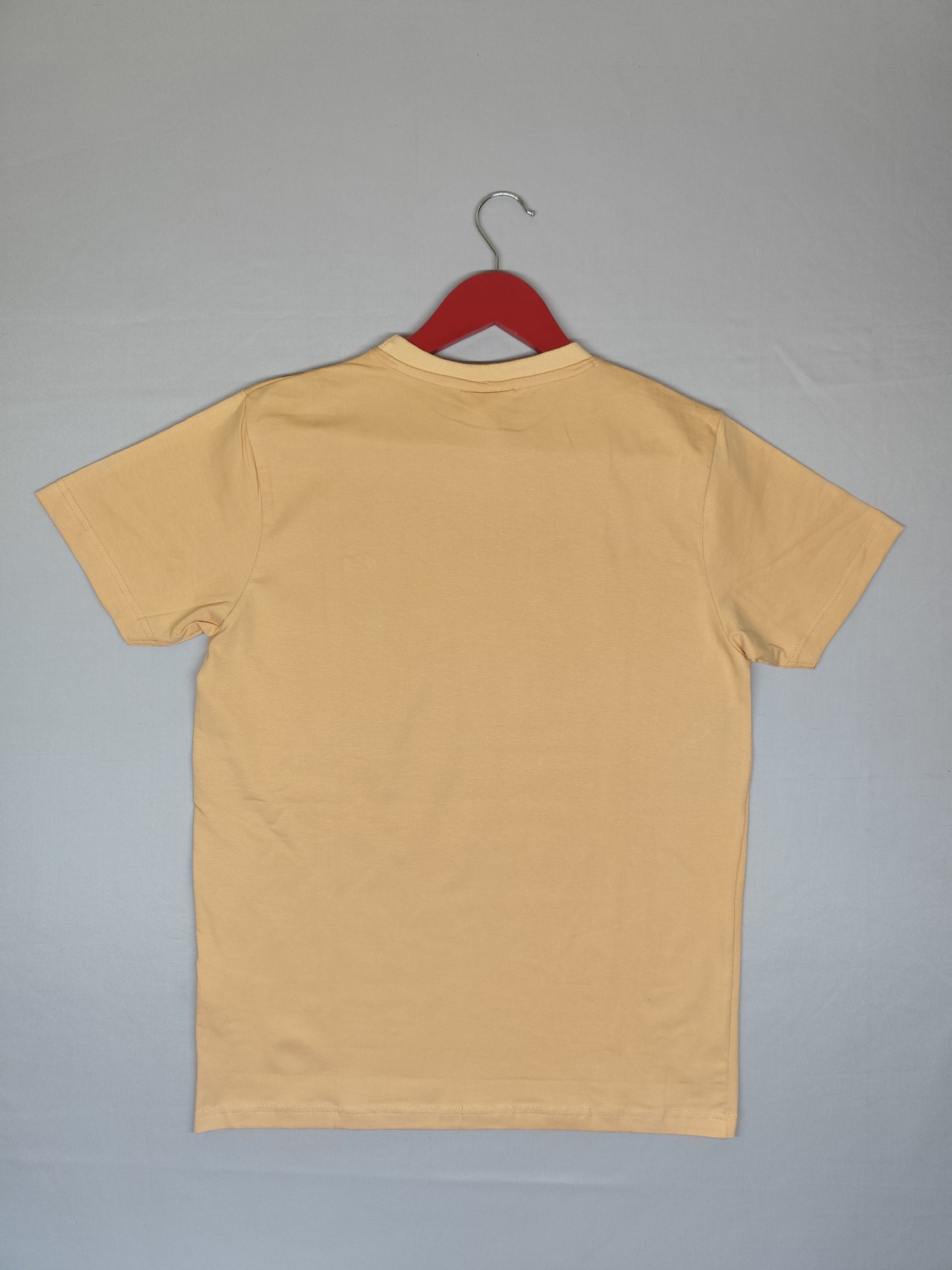 LACOSTE-Round neck-BEIGE-Regular Fit