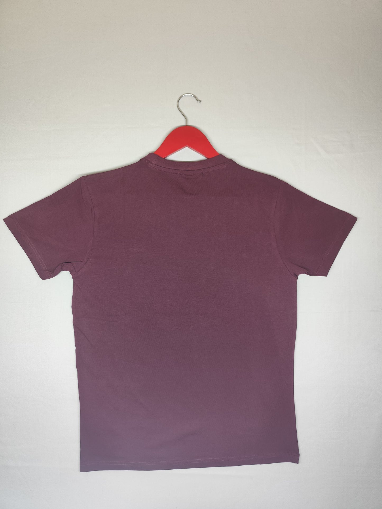LACOSTE-Round neck-MAROON-Regular Fit