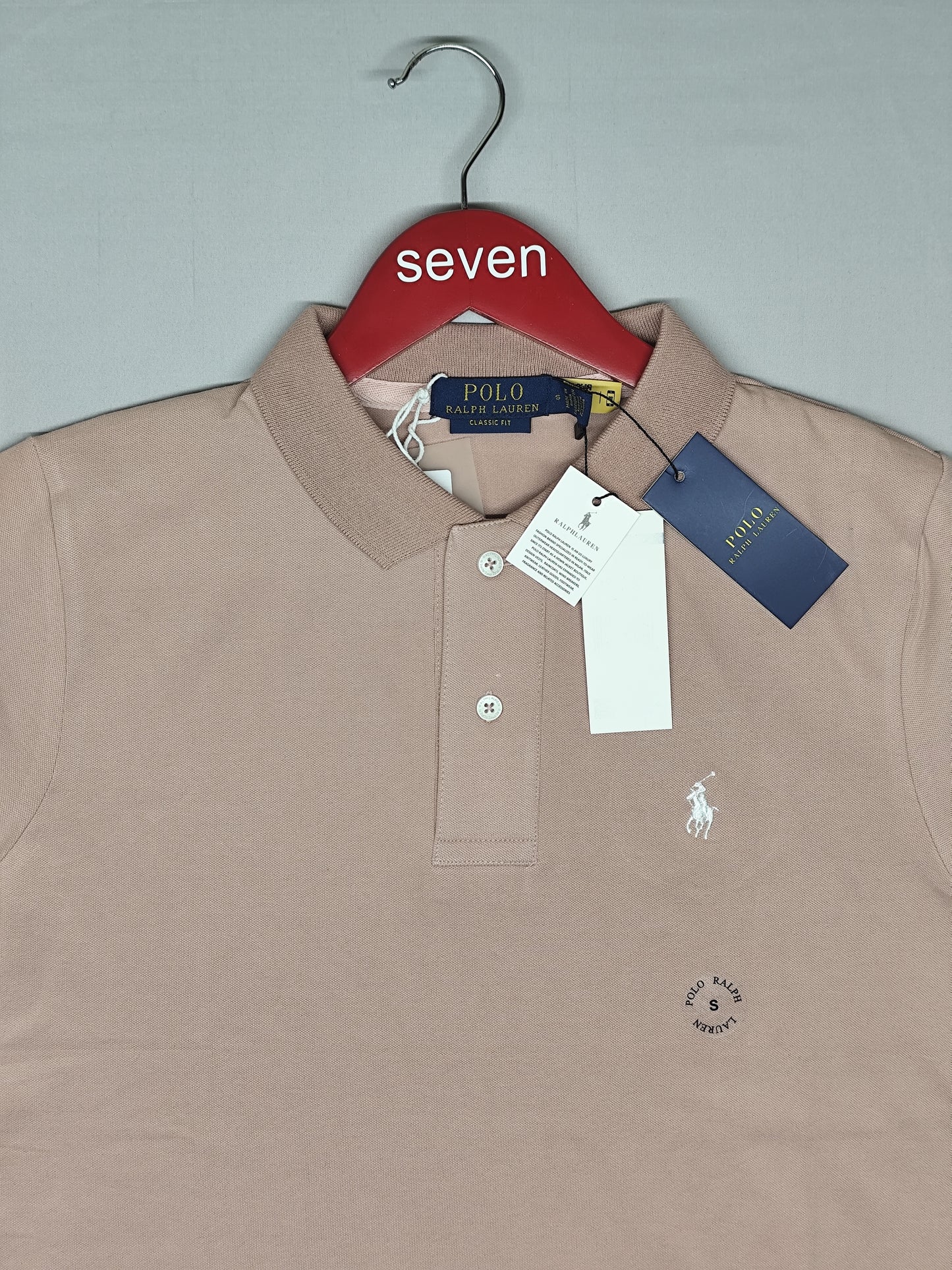 POLO RALPH RURAL-Polo-PEACH-CLASSIC FIT