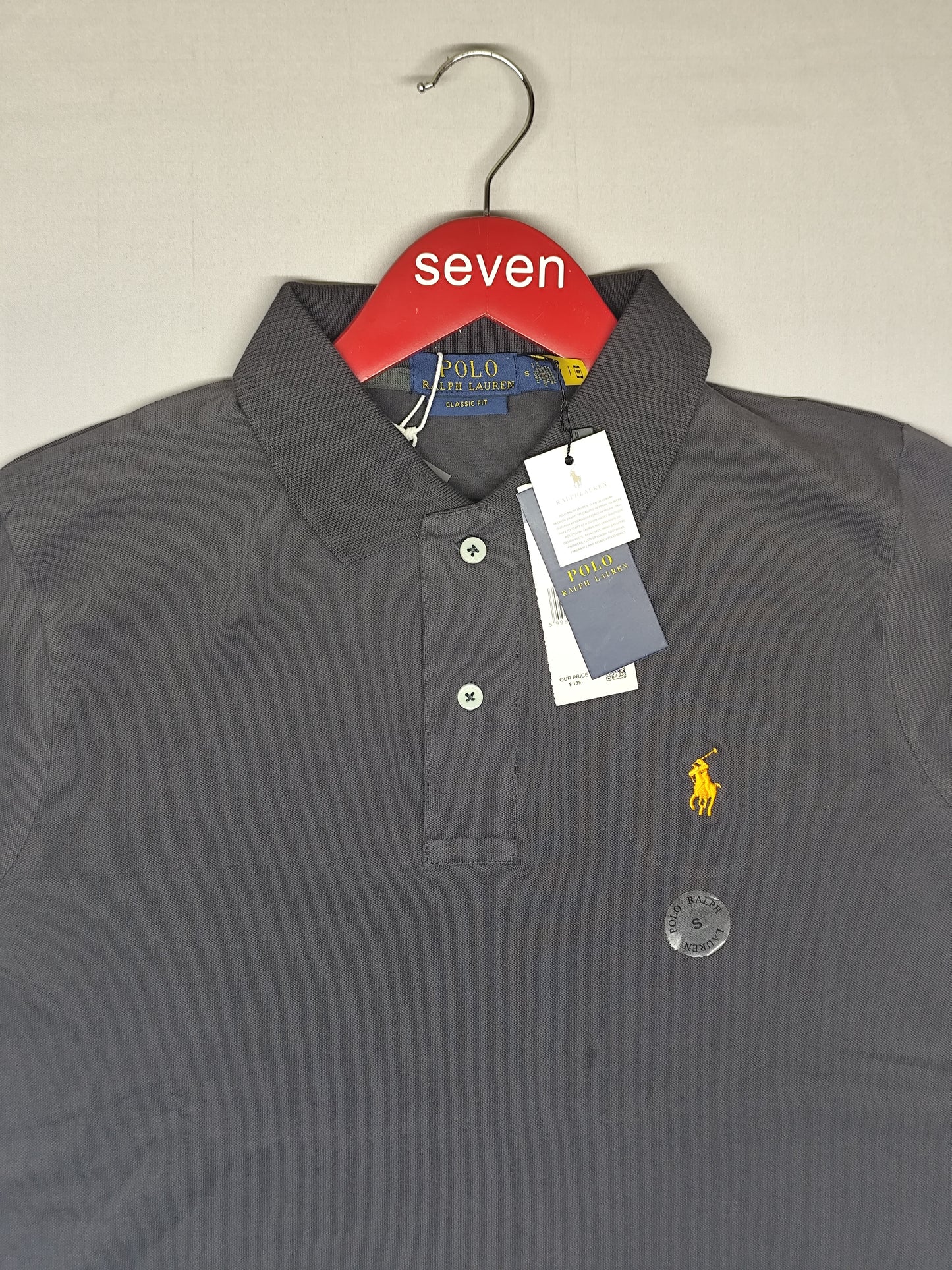 POLO RALPH RURAL-Polo-GREY-CLASSIC FIT