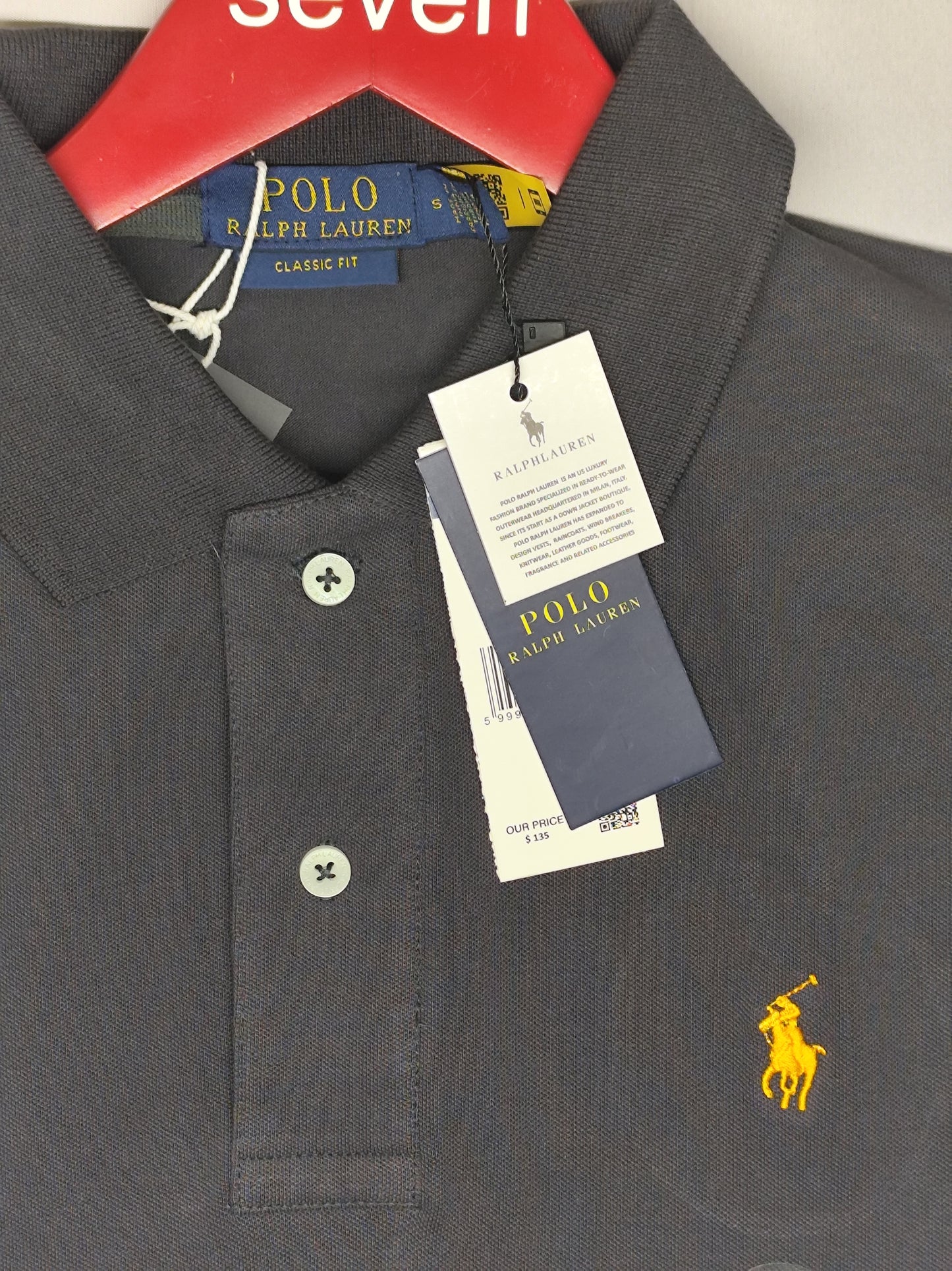 POLO RALPH RURAL-Polo-GREY-CLASSIC FIT
