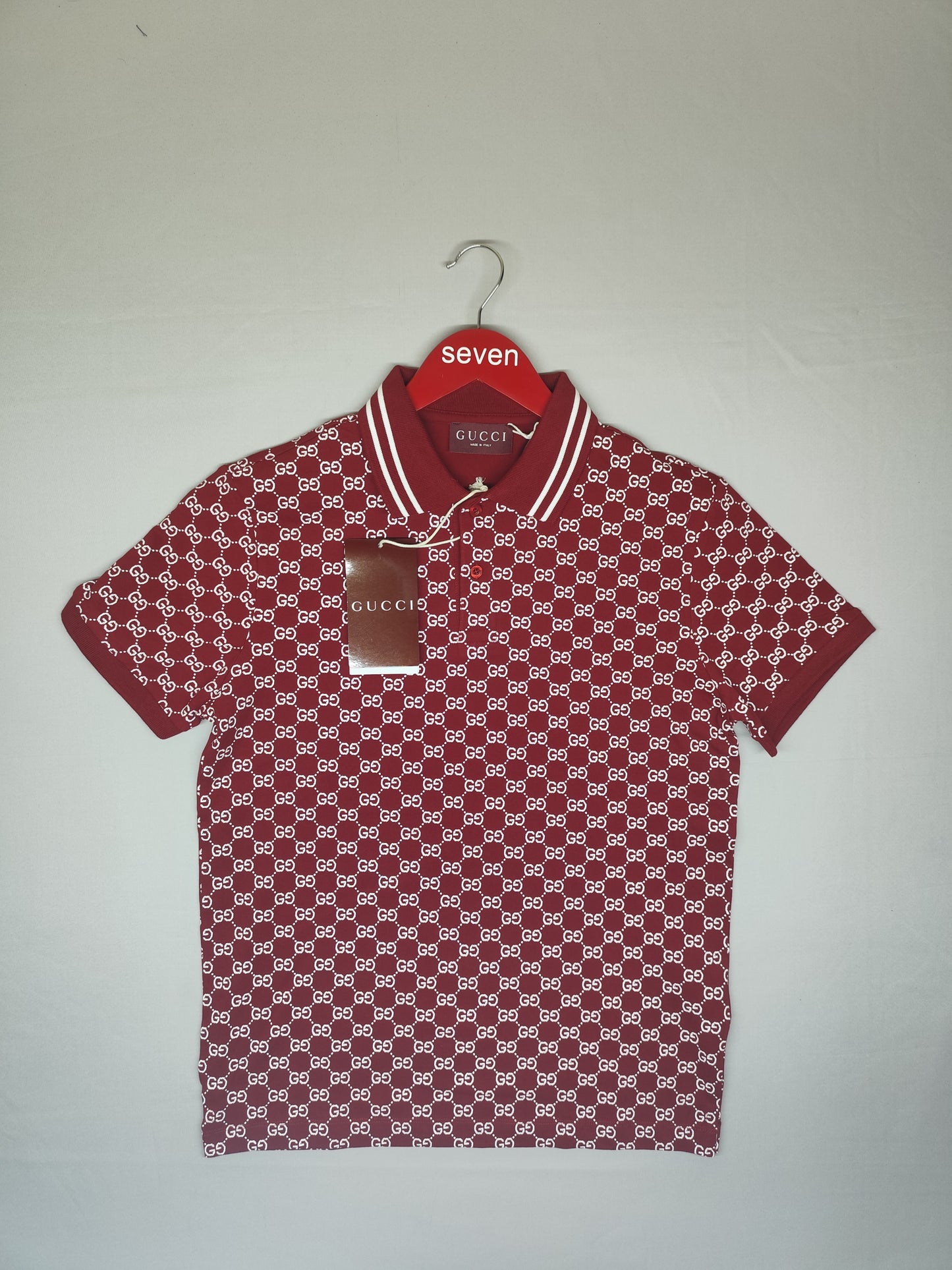 GUCCI-Polo-MAROON-