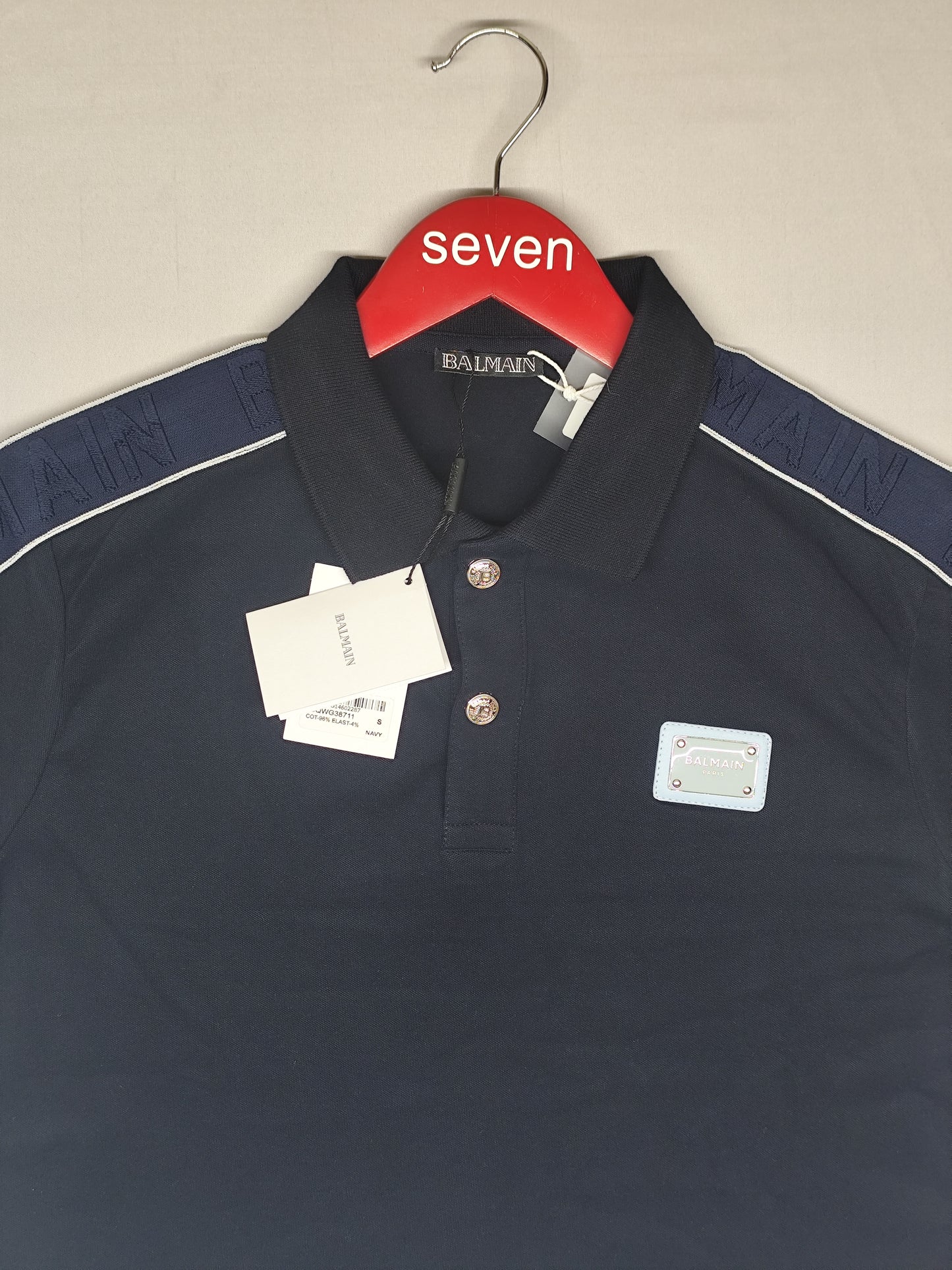 BALMAIN-Polo-NAVY-