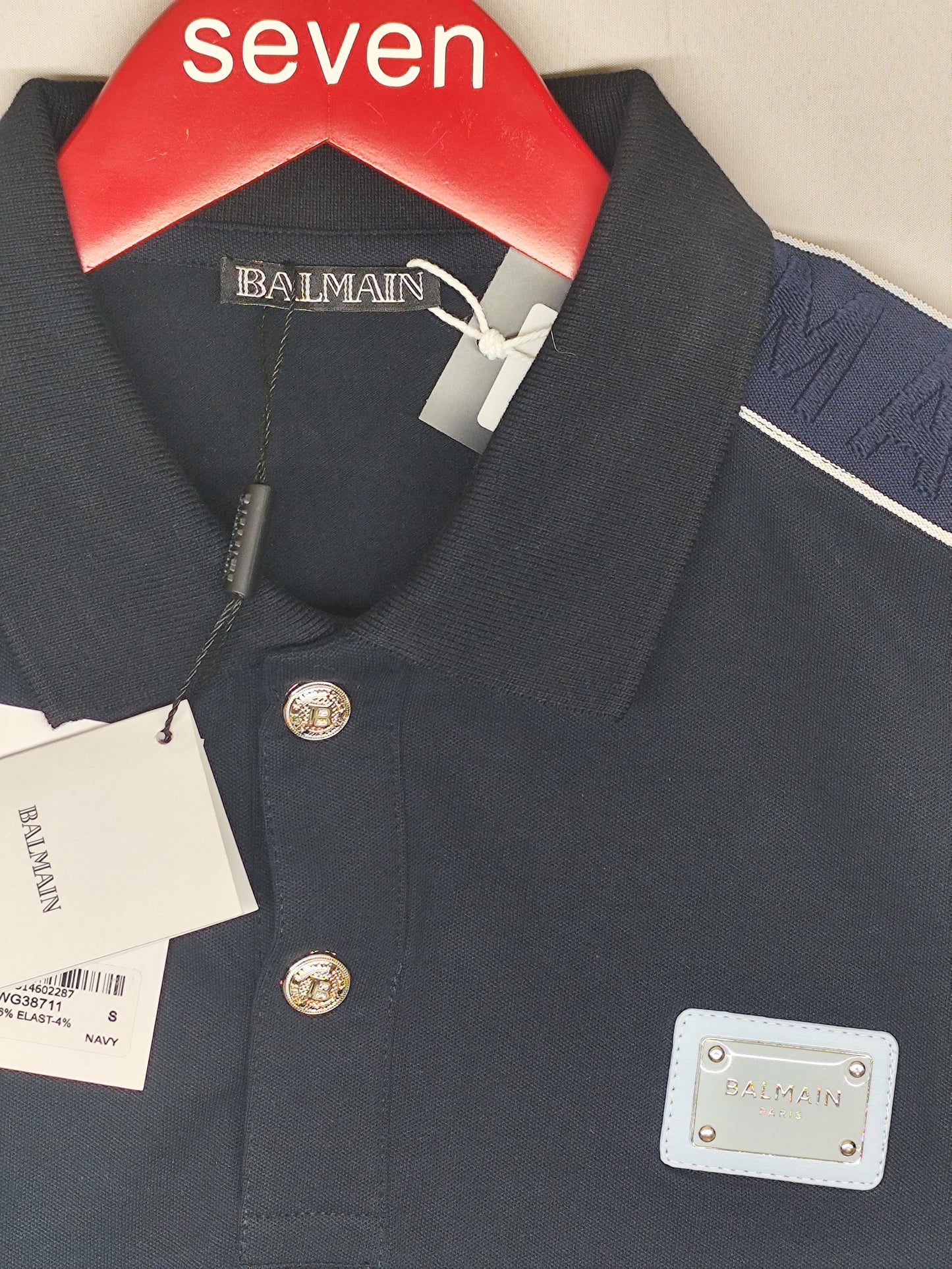 BALMAIN-Polo-NAVY-