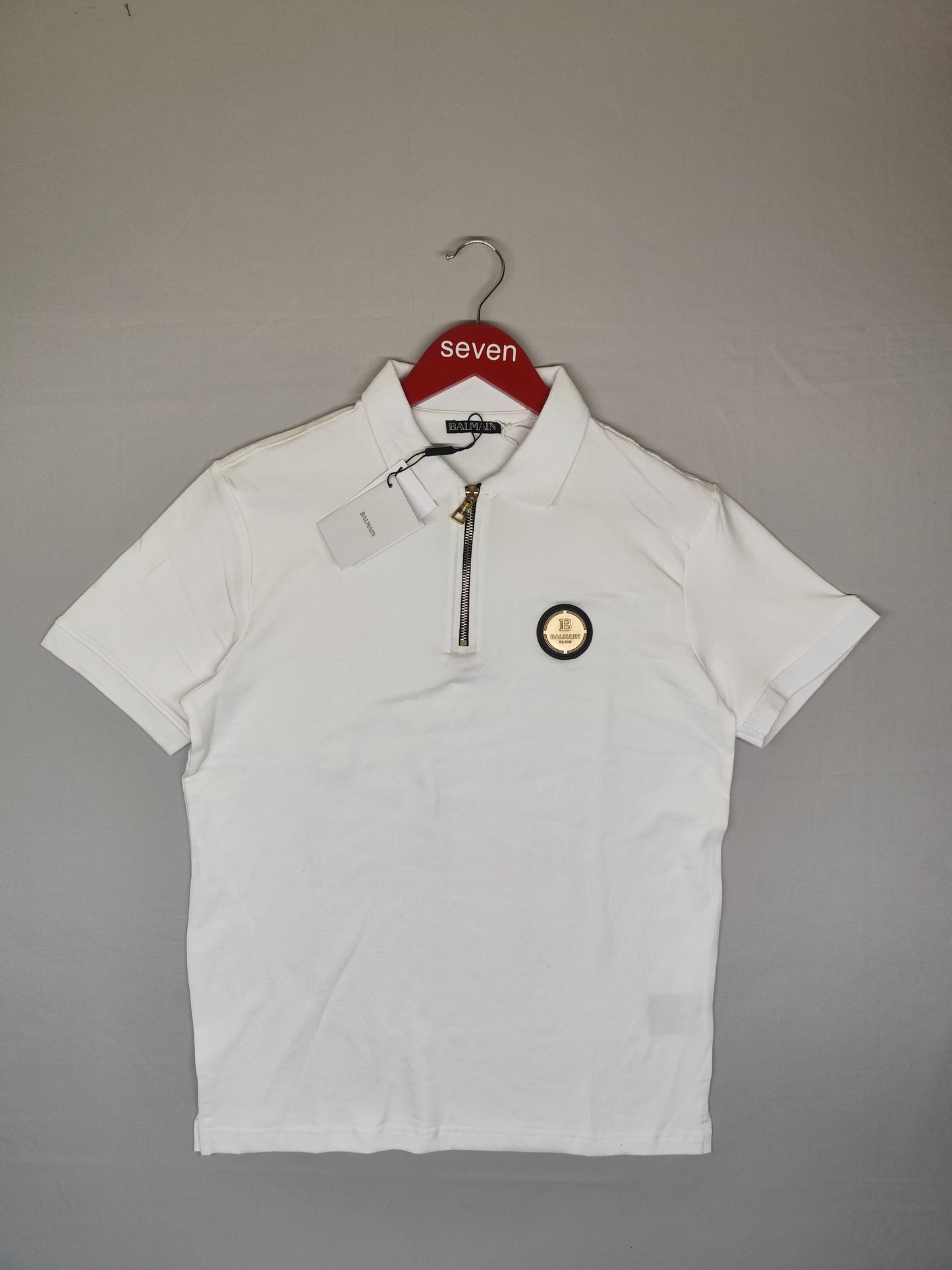 BALMAIN-Polo-WHITE-