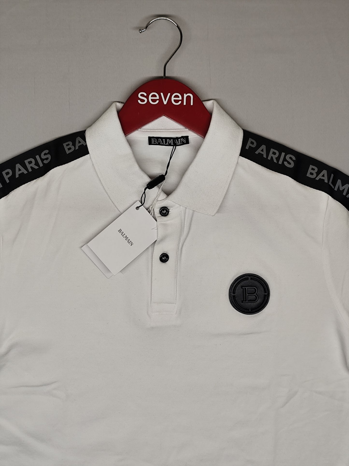 BALMAIN-Polo-WHITE-