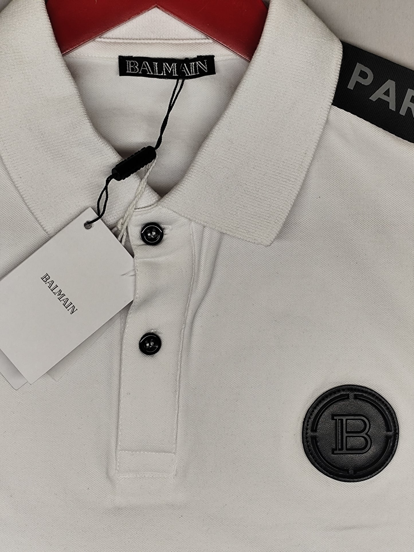BALMAIN-Polo-WHITE-