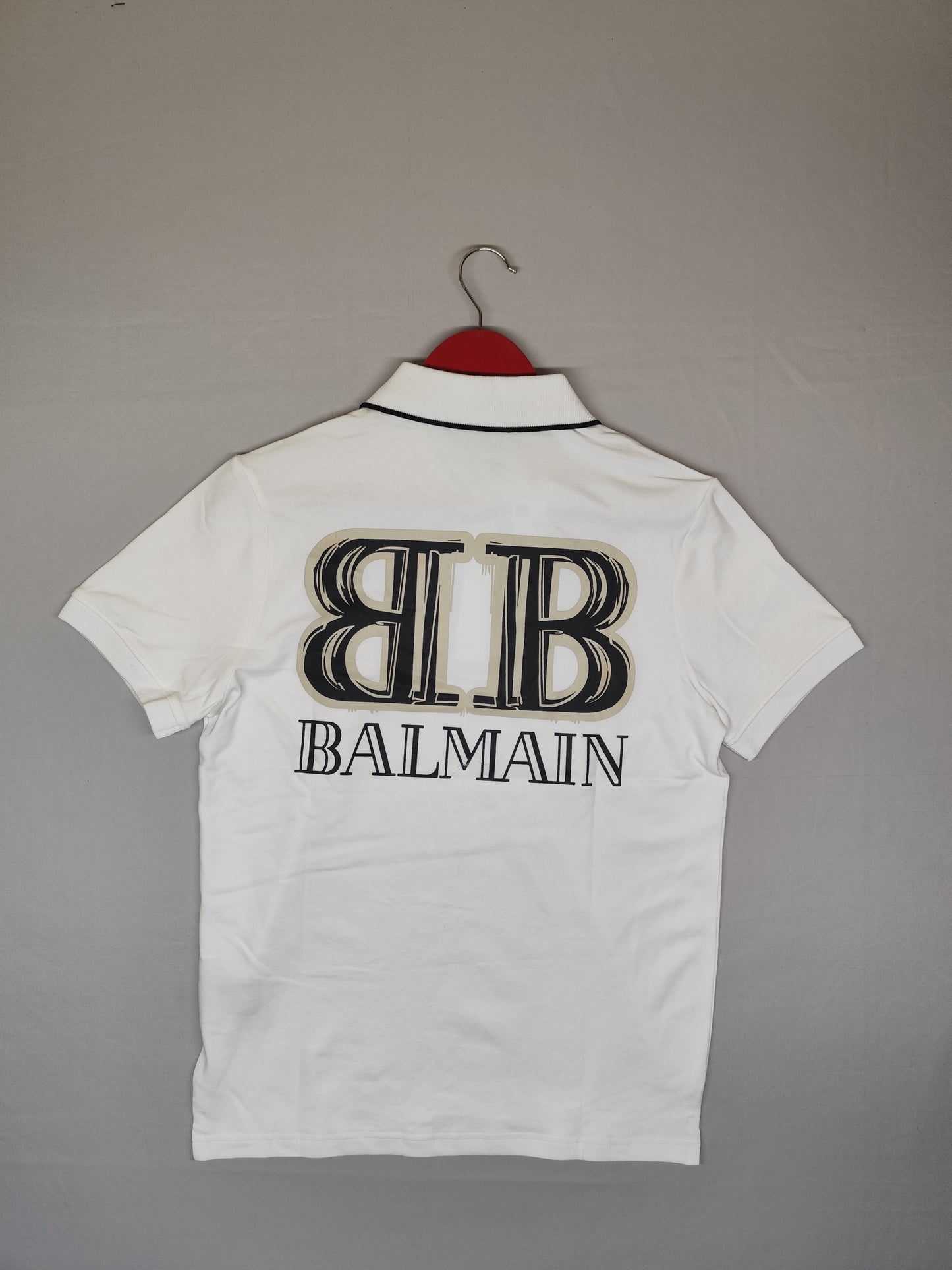 BALMAIN-Polo-WHITE-