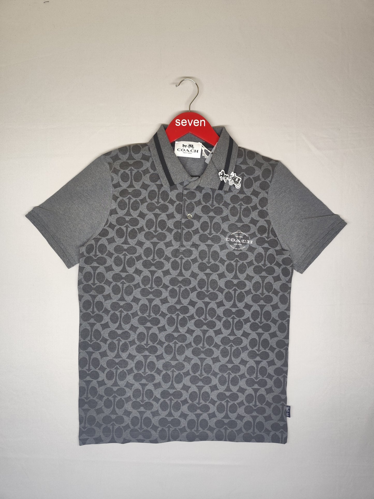 COACH-Polo-GREY-