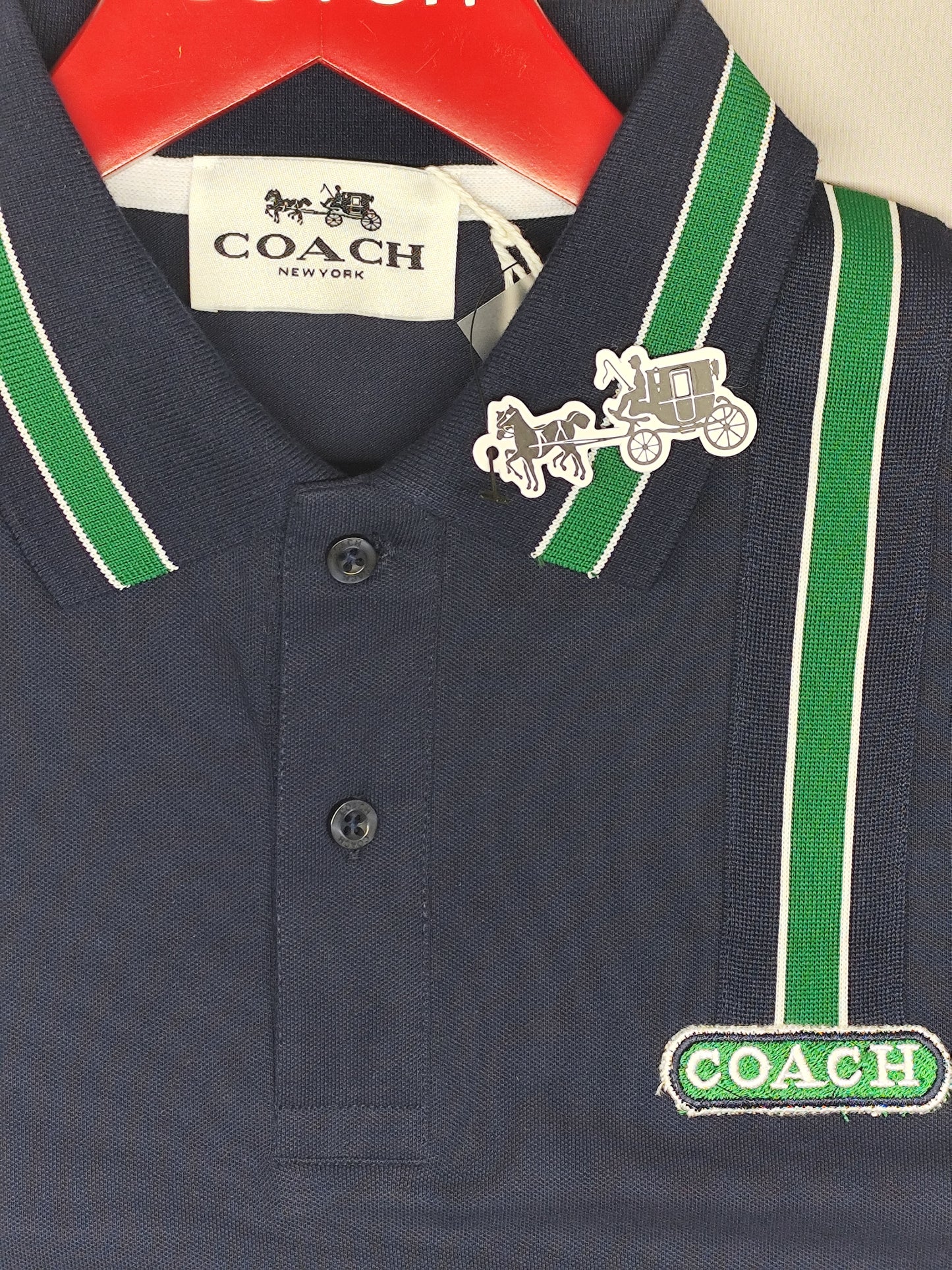 COACH-Polo-NAVY-