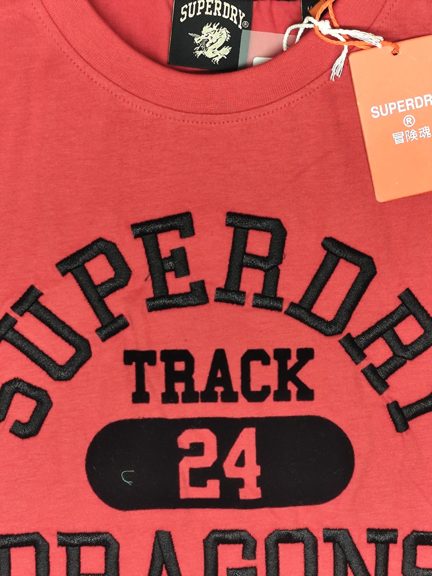 SUPERDRY-Round neck-RED-