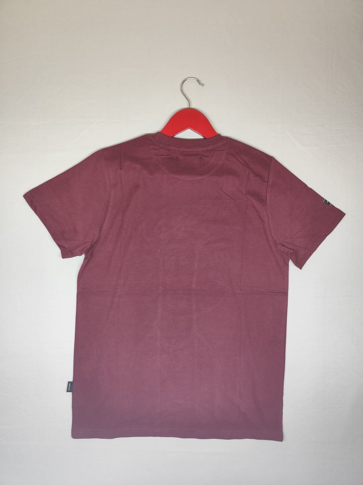 SUPERDRY-Round neck-MAROON-