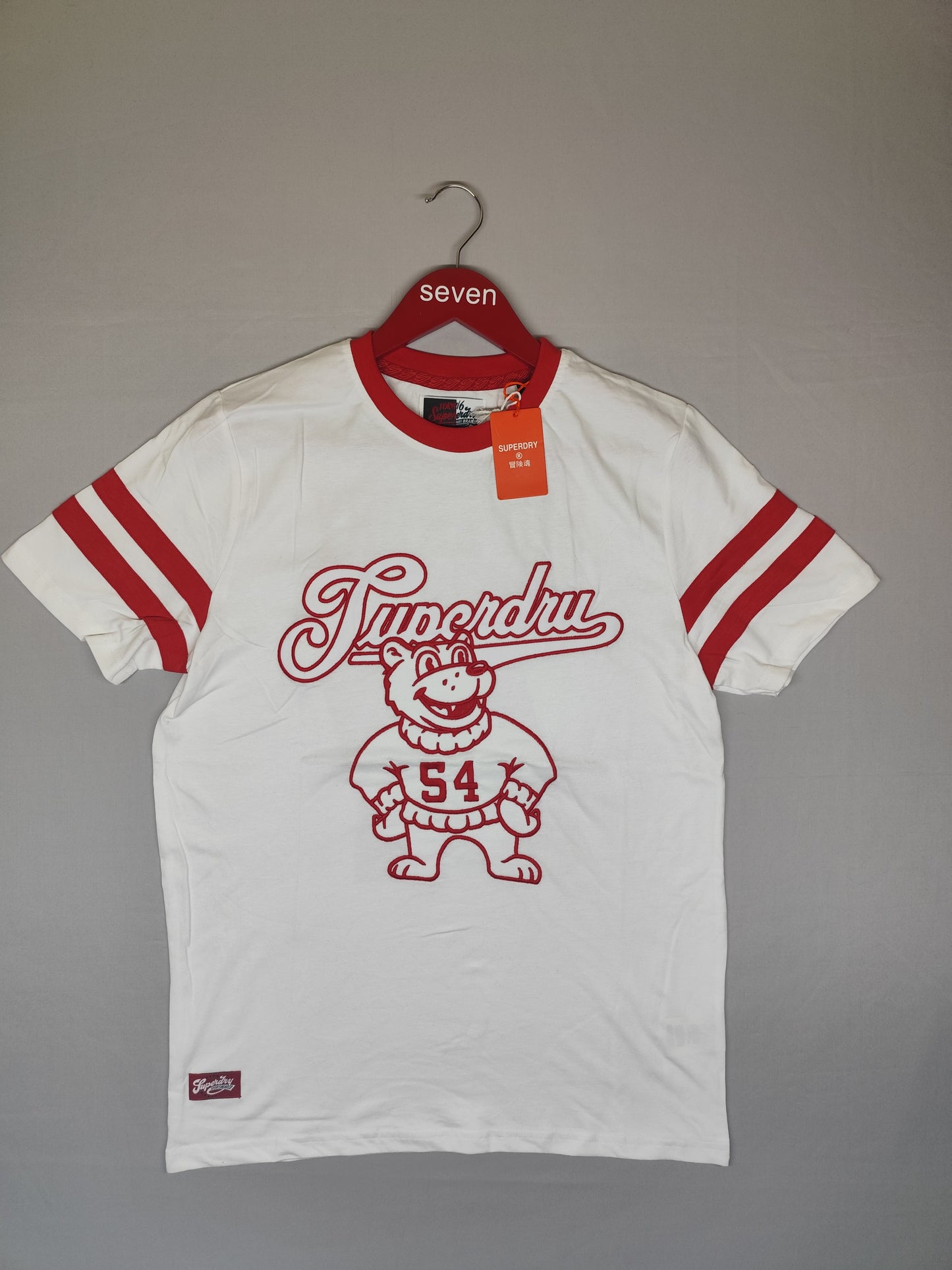 SUPERDRY-Round neck-WHITE-