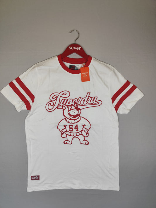 SUPERDRY-Round neck-WHITE-