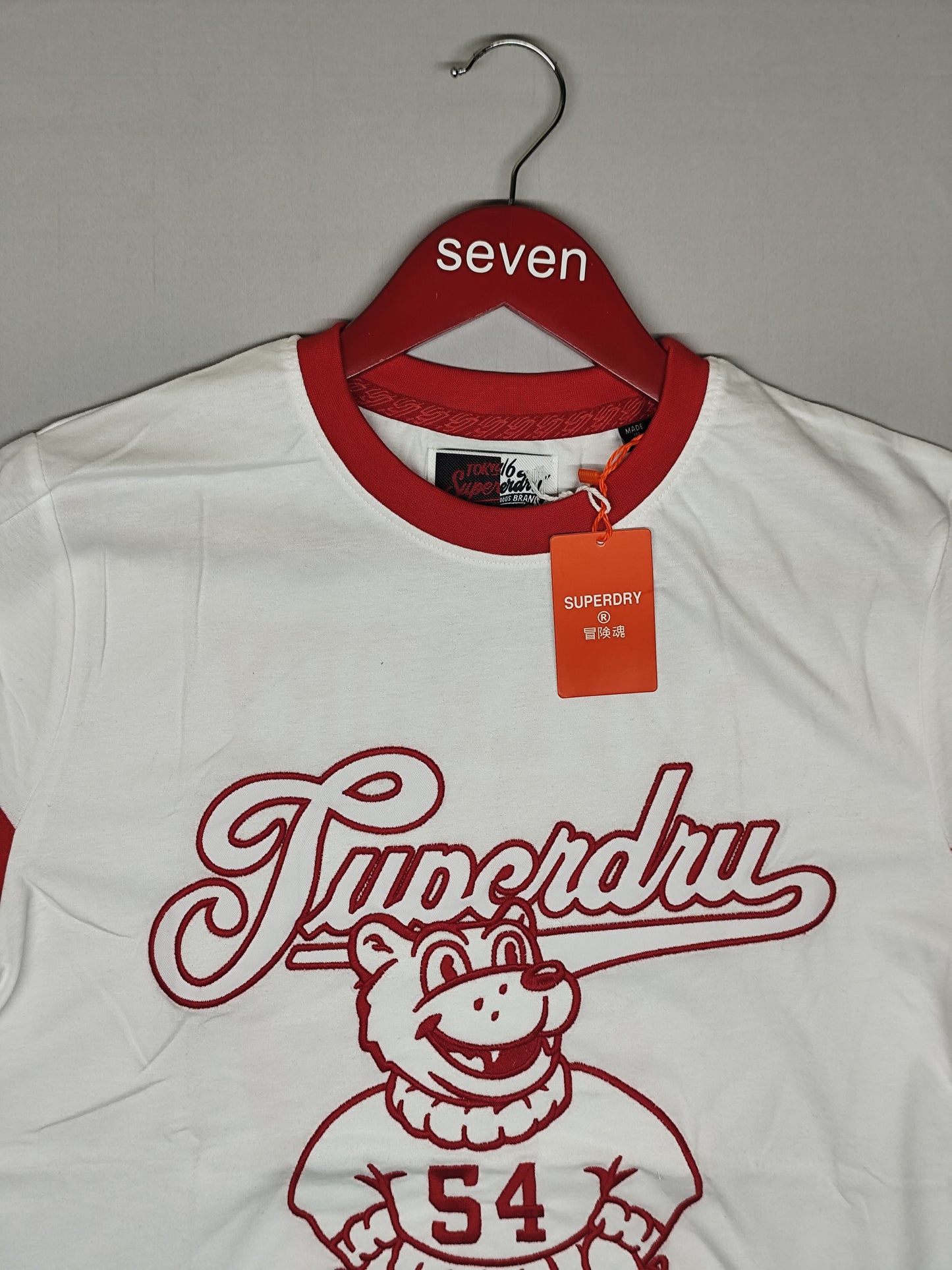 SUPERDRY-Round neck-WHITE-