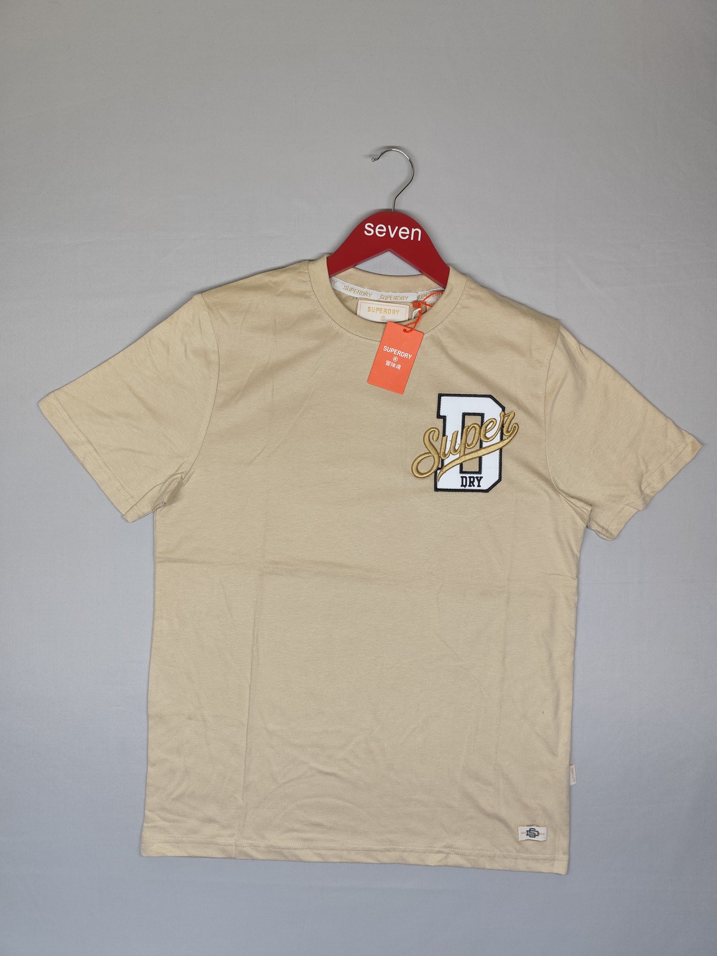 SUPERDRY-Round neck-BEIGE-