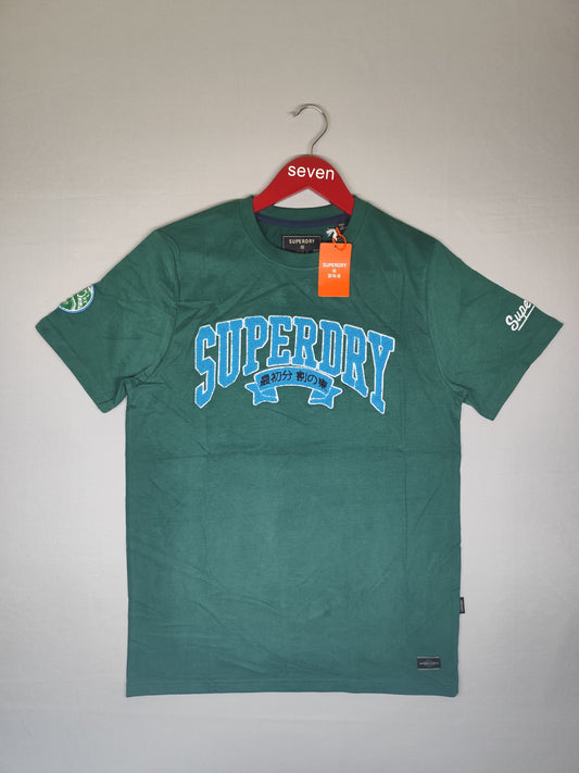 SUPERDRY-Round neck-GREEN-