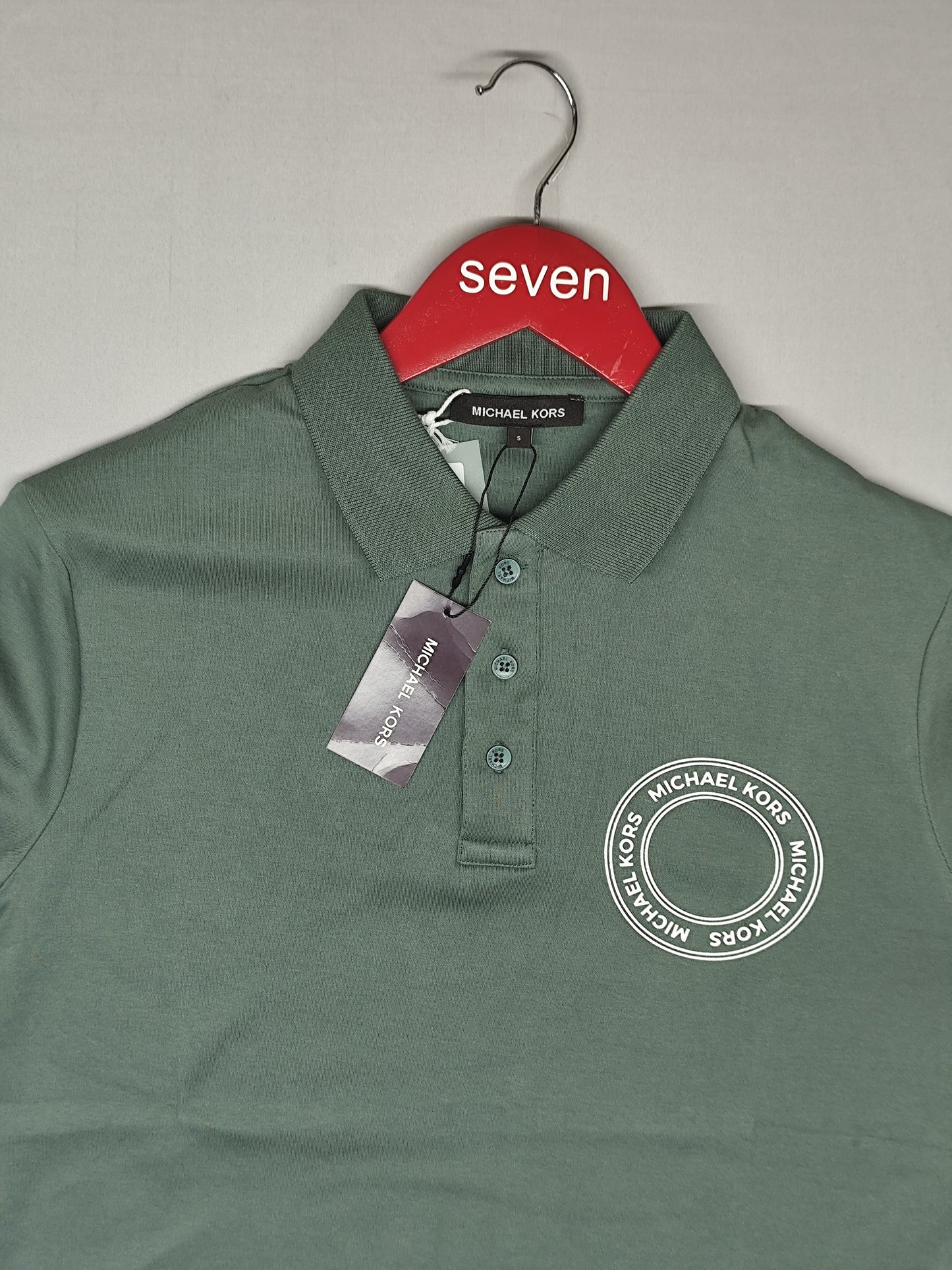 MICHAEL KORS-Polo-GREEN-