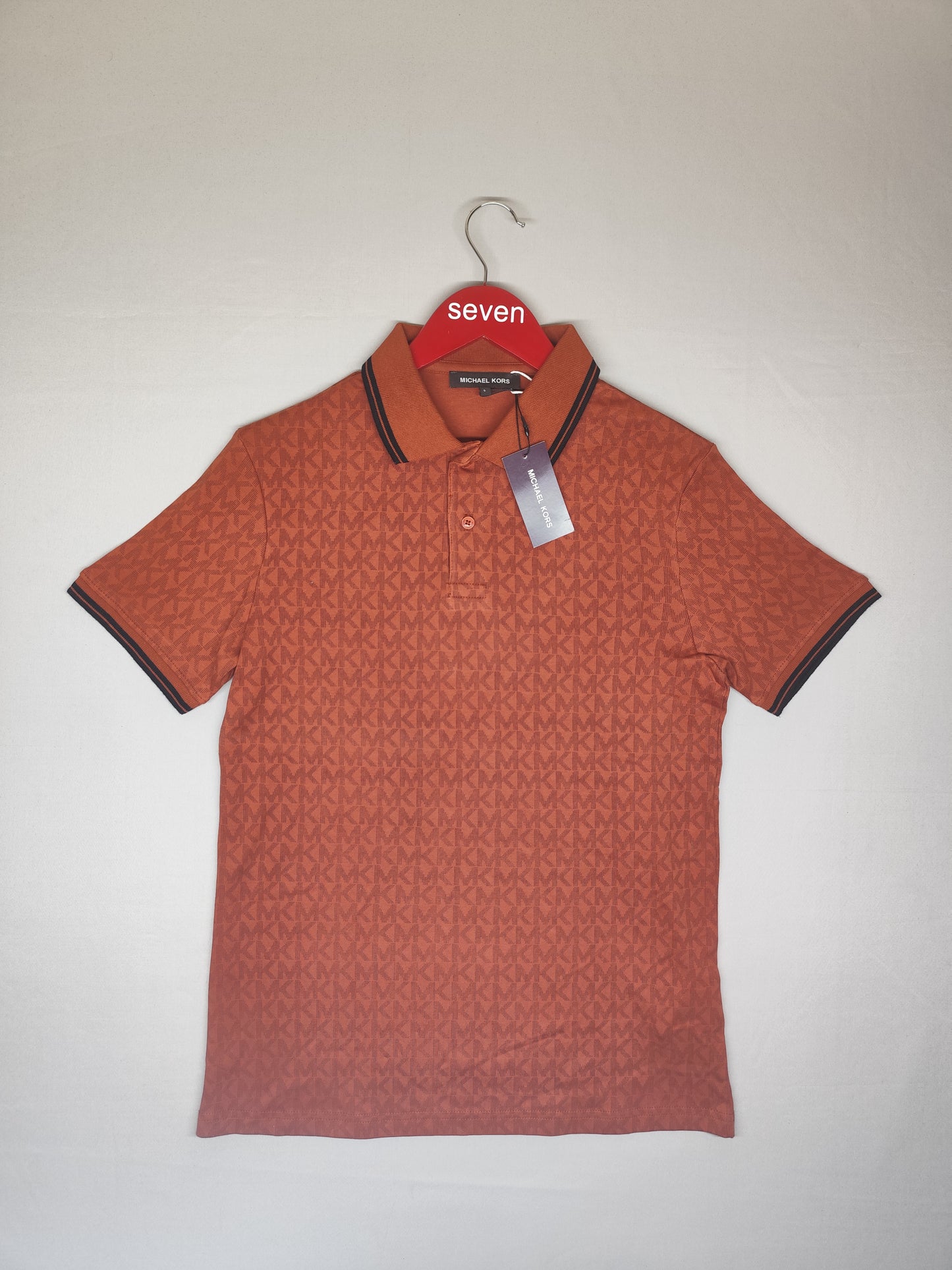 MICHAEL KORS-Polo-RUST-