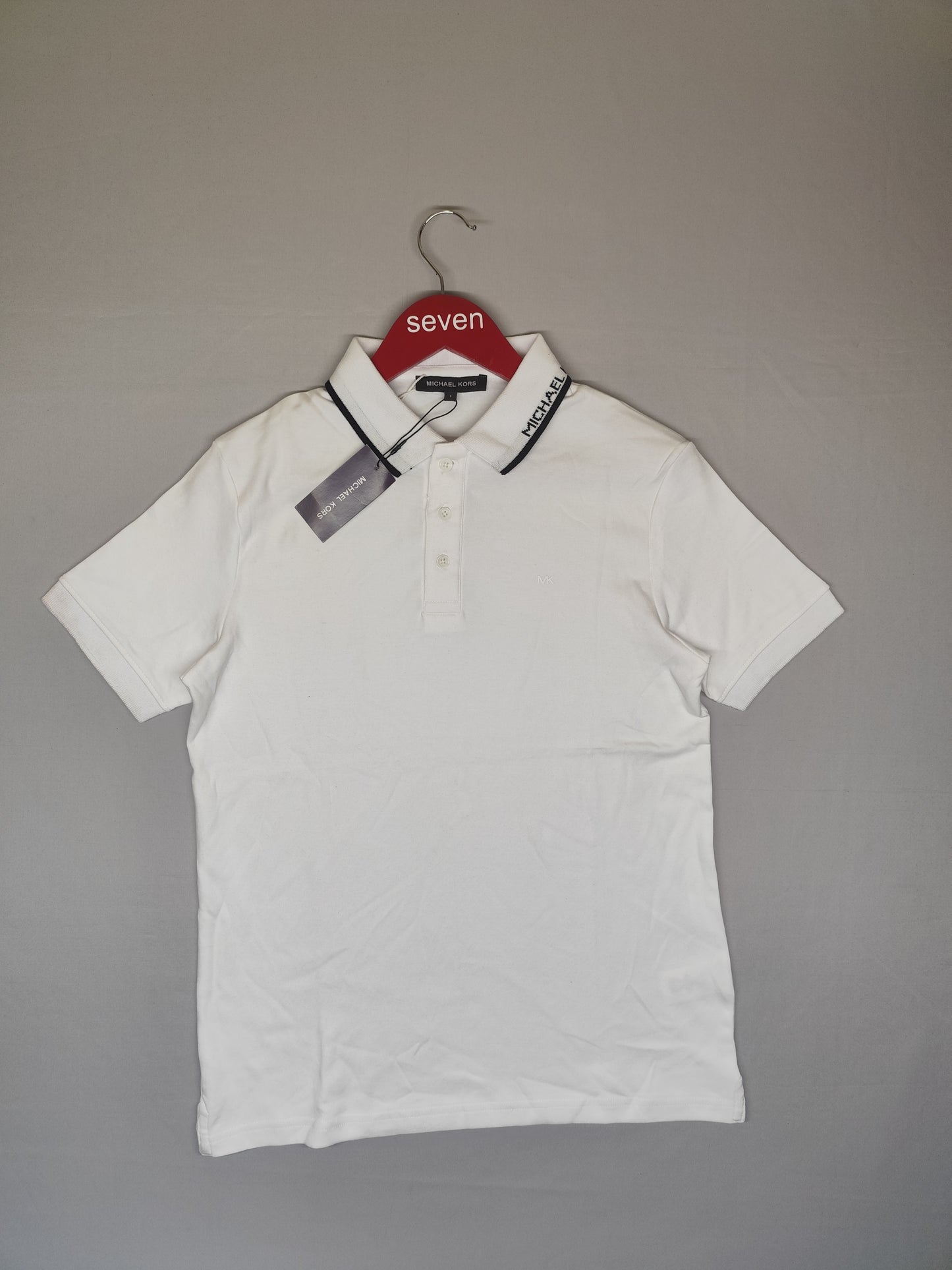 MICHAEL KORS-Polo-WHITE-