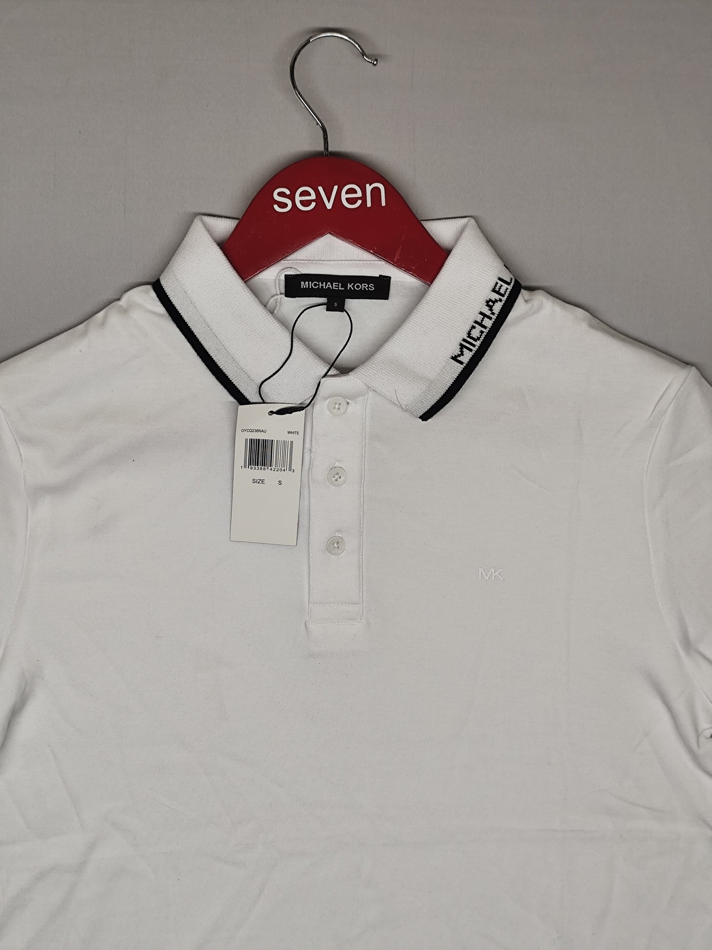 MICHAEL KORS-Polo-WHITE-