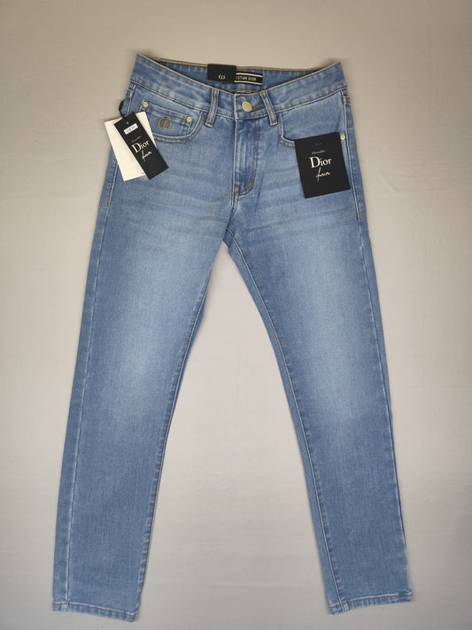 CHRISTIAN DIOR-JEANS-BLUE-ANKLE FIT