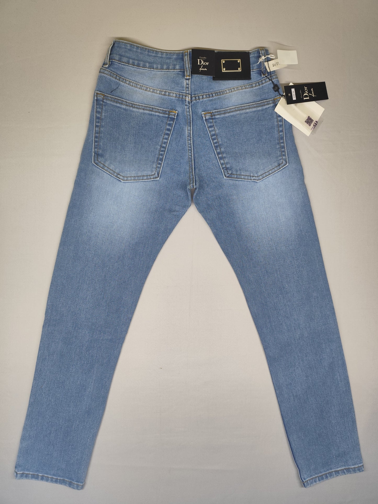 CHRISTIAN DIOR-JEANS-BLUE-ANKLE FIT