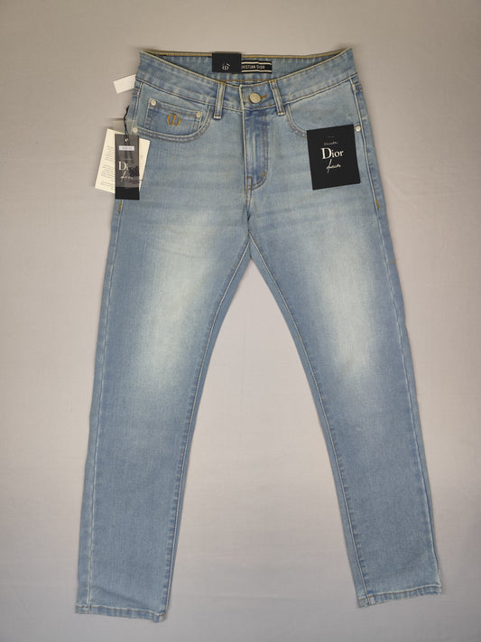 CHRISTIAN DIOR-JEANS-BLUE-ANKLE FIT