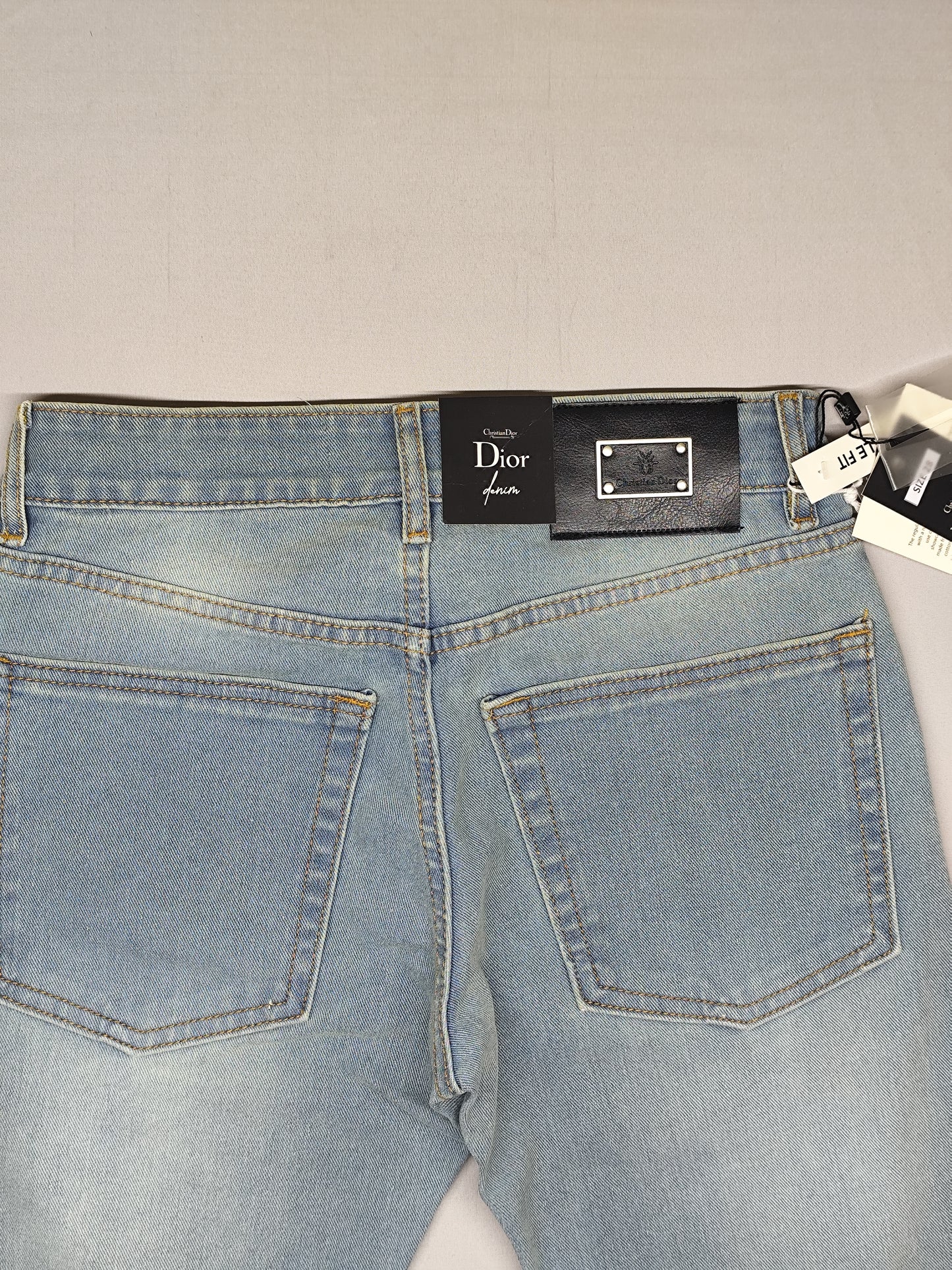 CHRISTIAN DIOR-JEANS-BLUE-ANKLE FIT