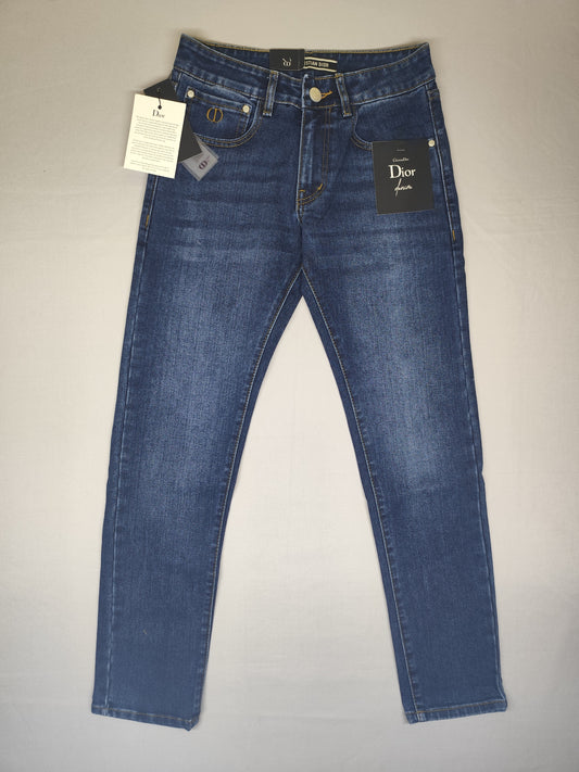 CHRISTIAN DIOR-JEANS-BLUE-ANKLE FIT