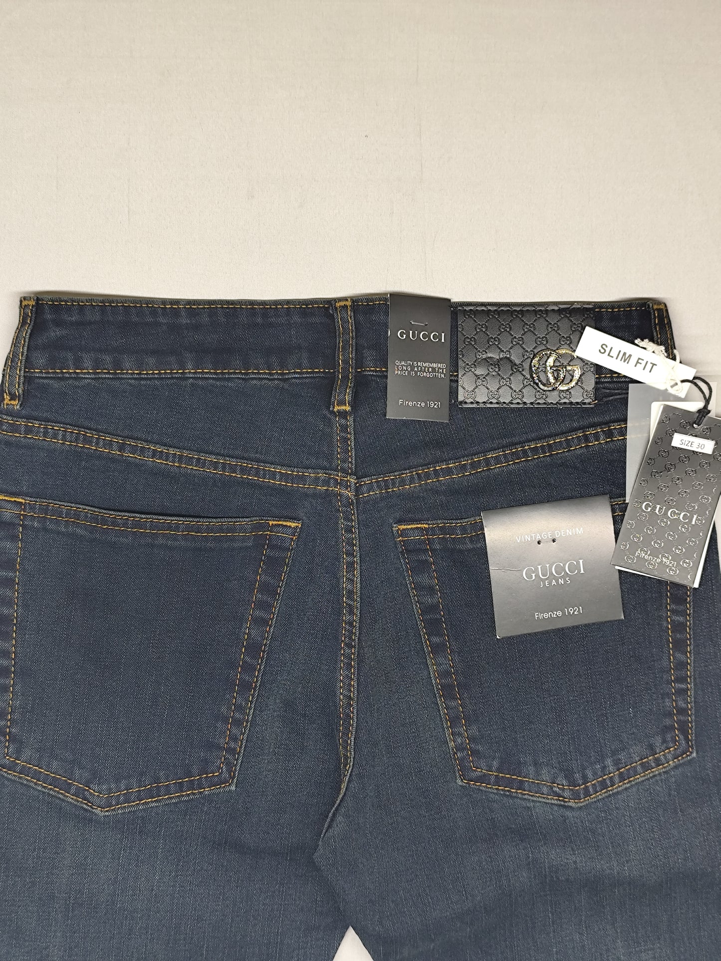 GUCCI-JEANS-NAVY-Slim Fit