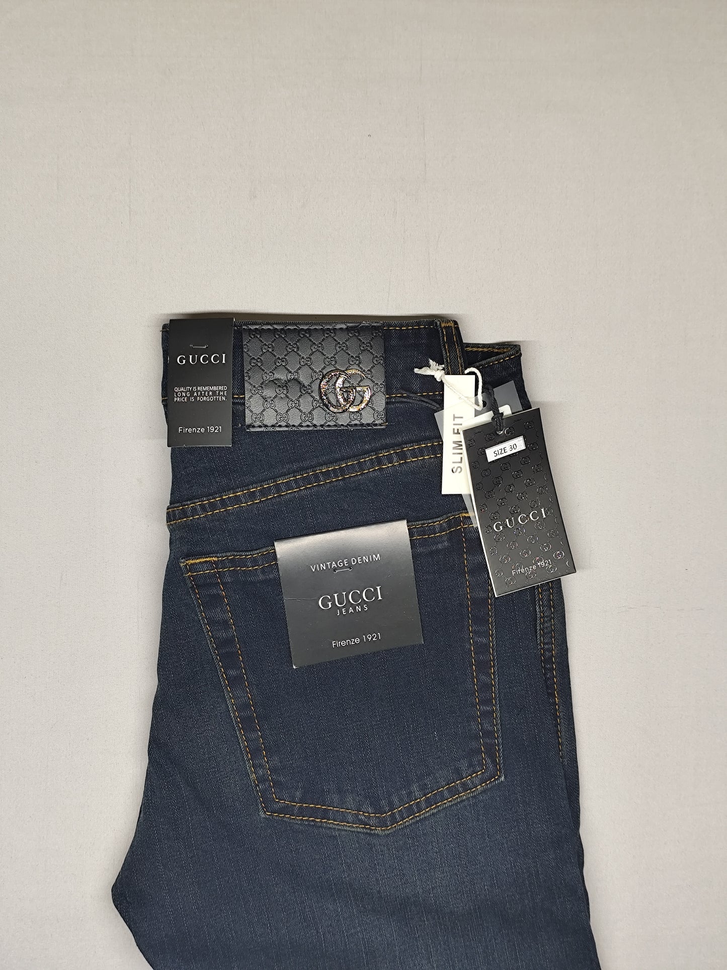 GUCCI-JEANS-NAVY-Slim Fit