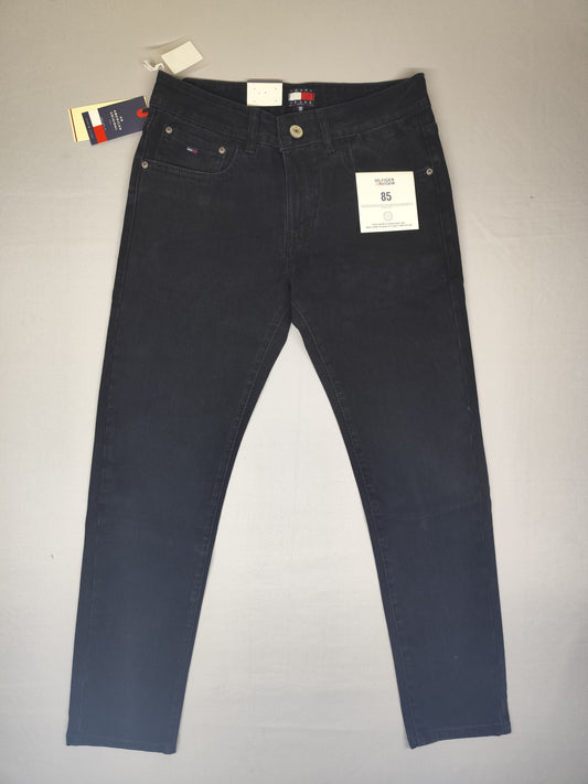 TOMMY HILIFIGER-JEANS-BLACK-ANKLE FIT