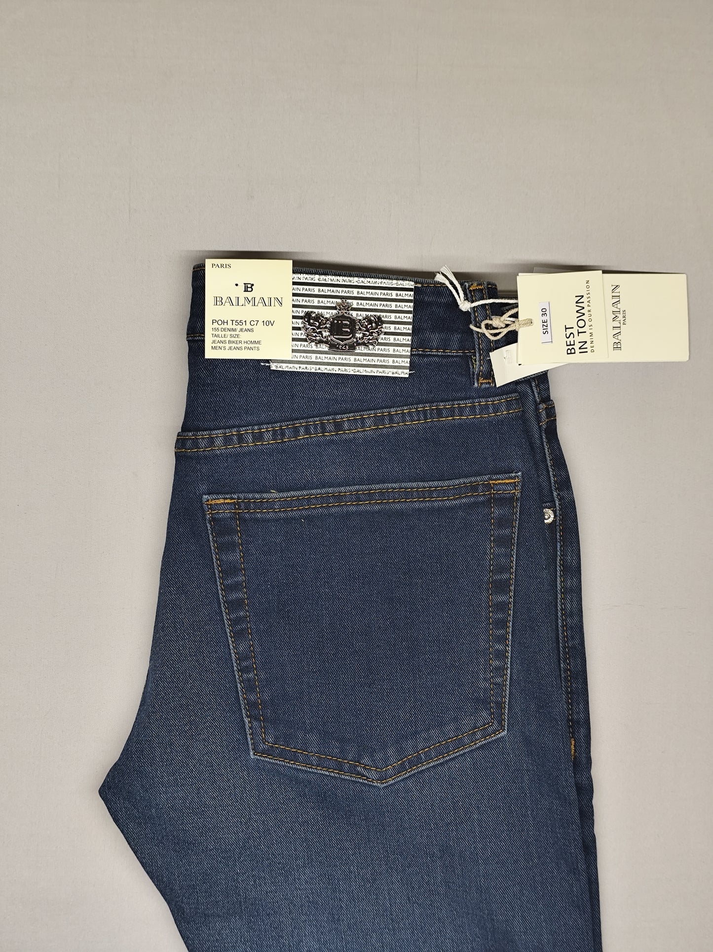 BALMAIN-JEANS-BLUE-ANKLE FIT